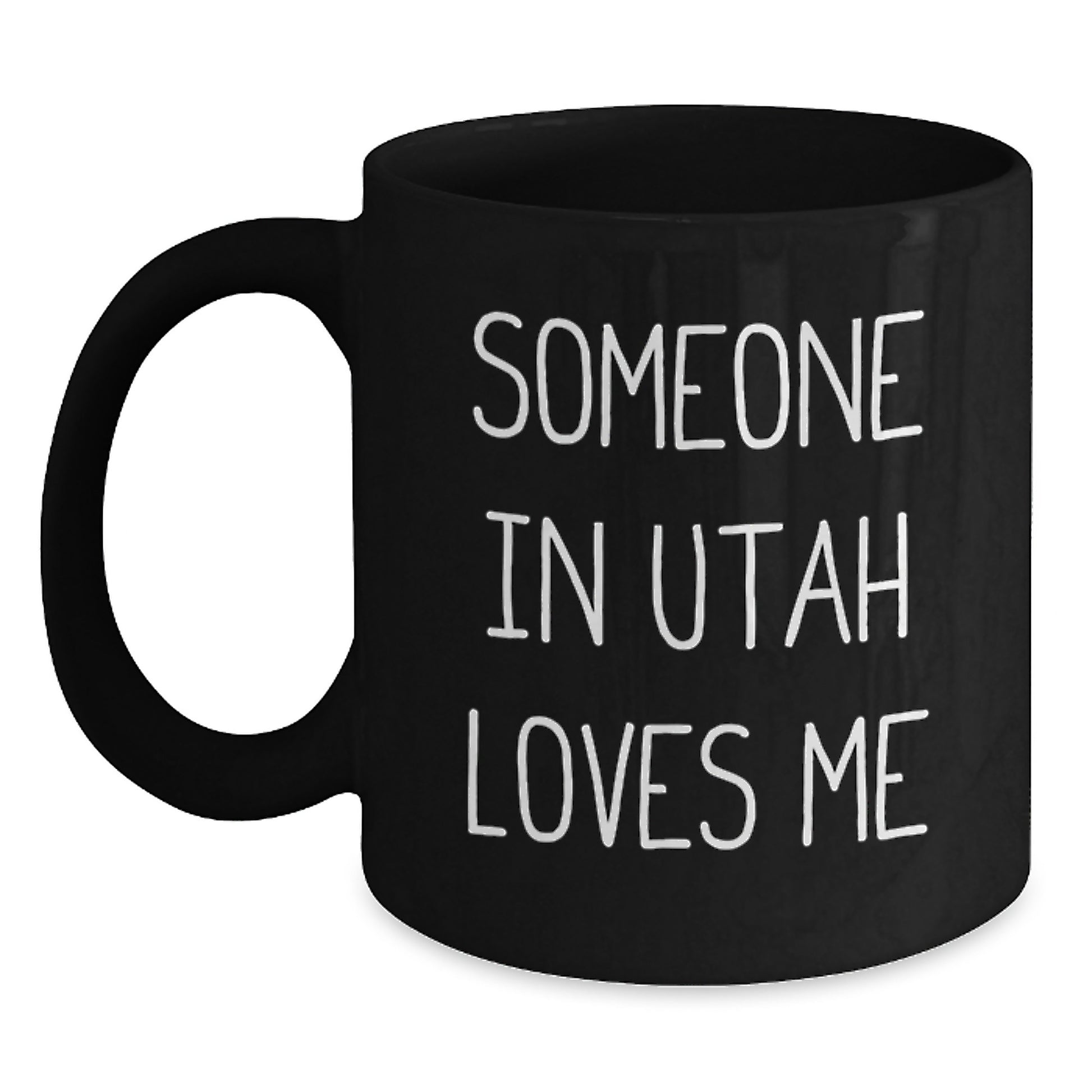 Utah Black Coffee Mugs with Funny Quote Gifts for Men from Friends Birthday Unique Presents - Main
