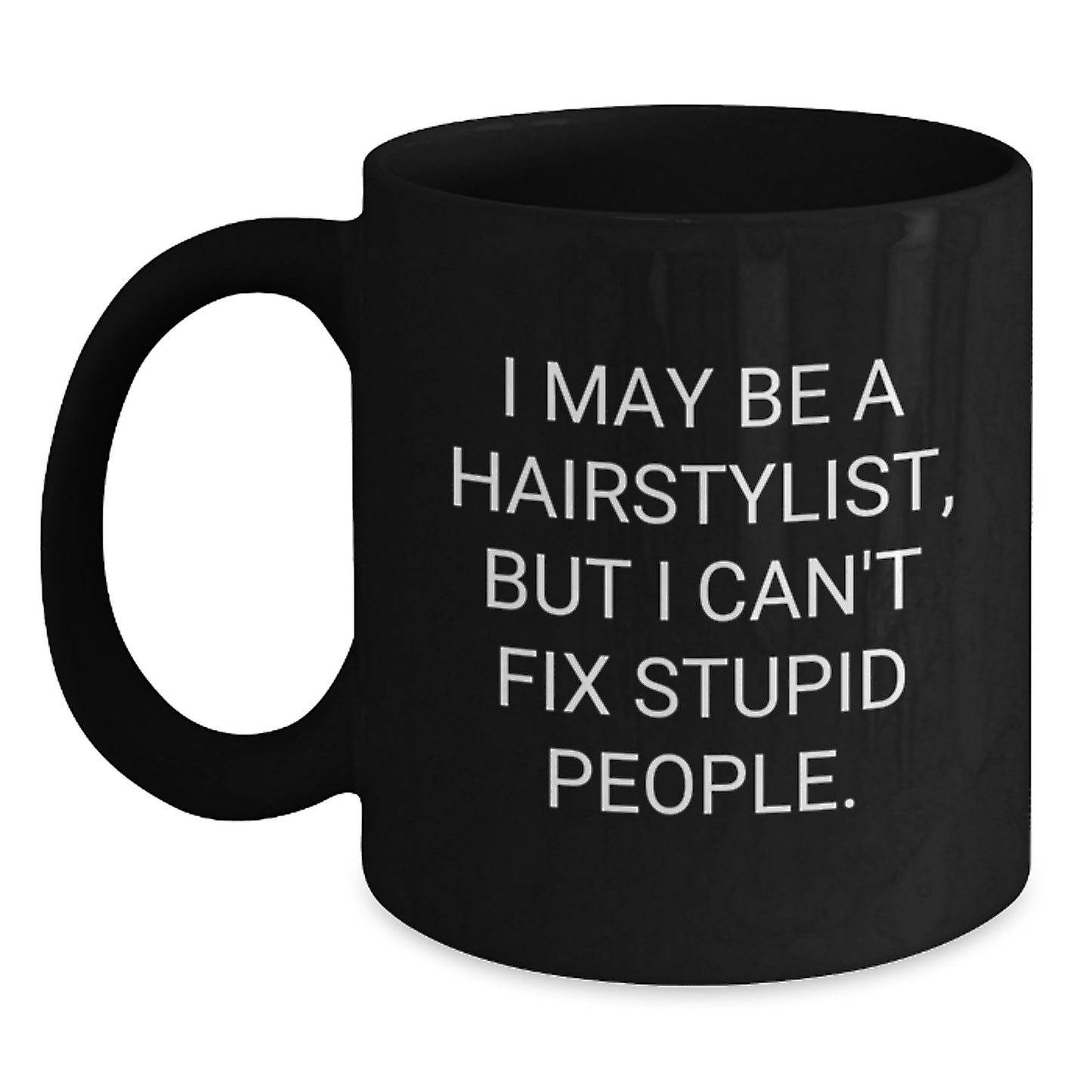 Hairstylist Keepsake Black Coffee Mug for Him 11oz Premium Birthday Gift - Main