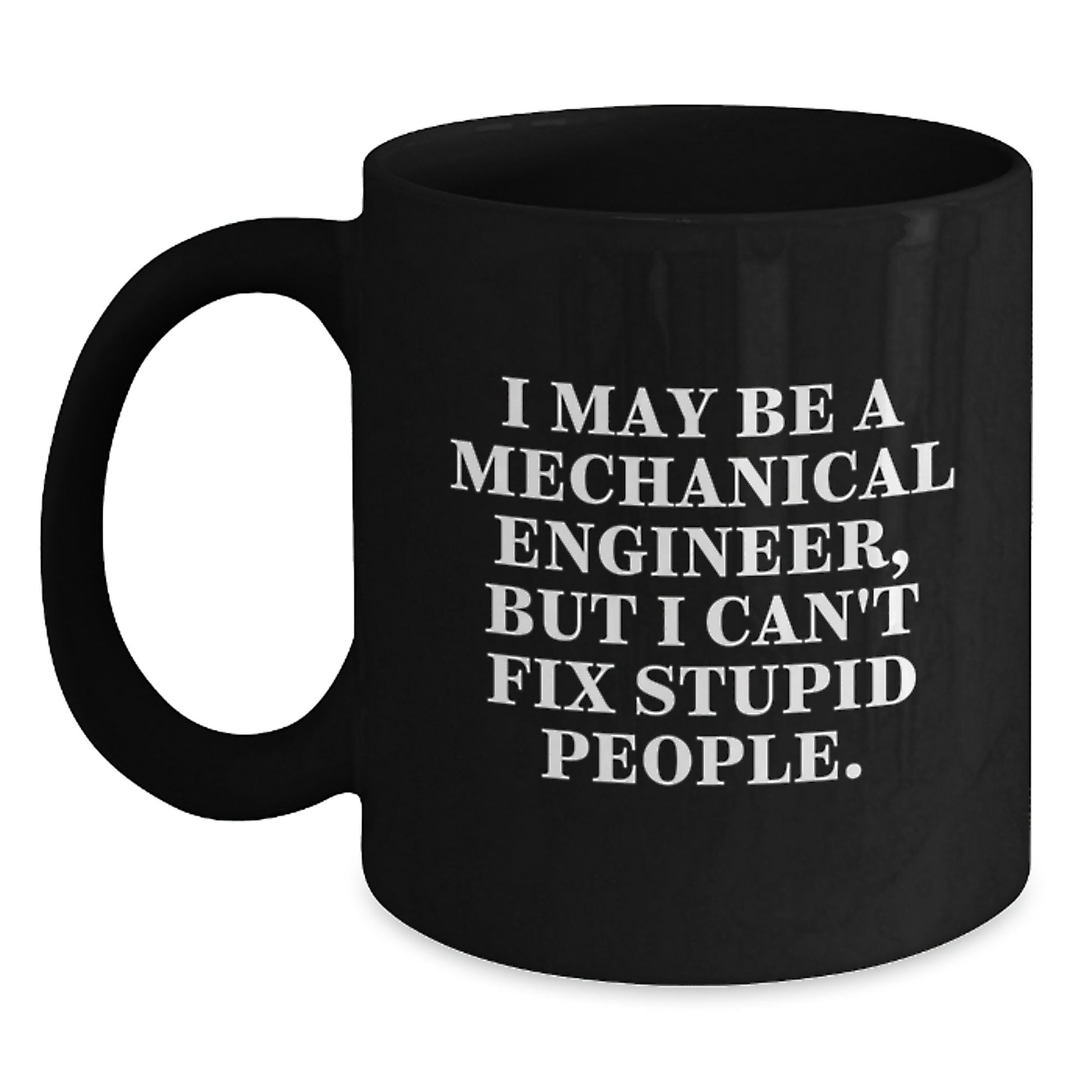 Mechanical Engineer Keepsake Black Coffee Mug Birthday Gift for Him - Main