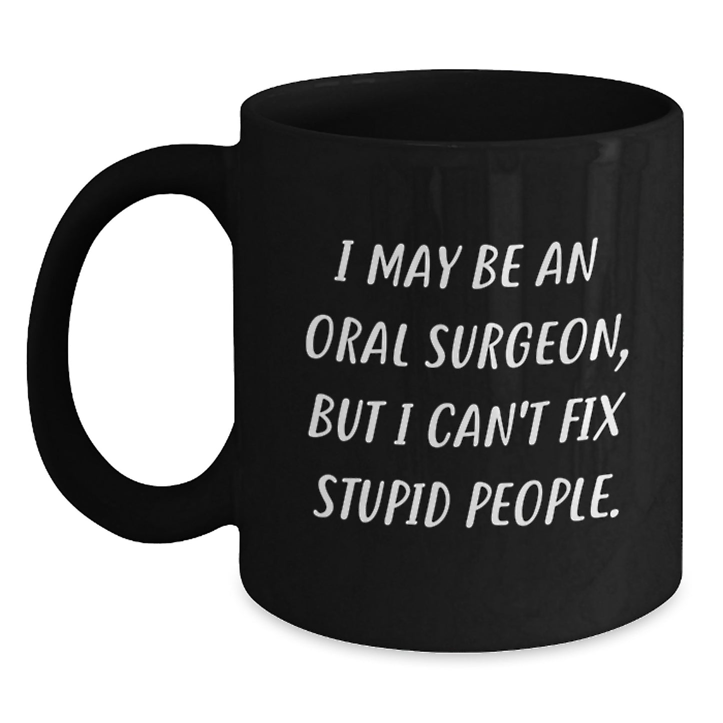 Oral Surgeon Keepsake Black Coffee Mug for Him Birthday Gift - Main
