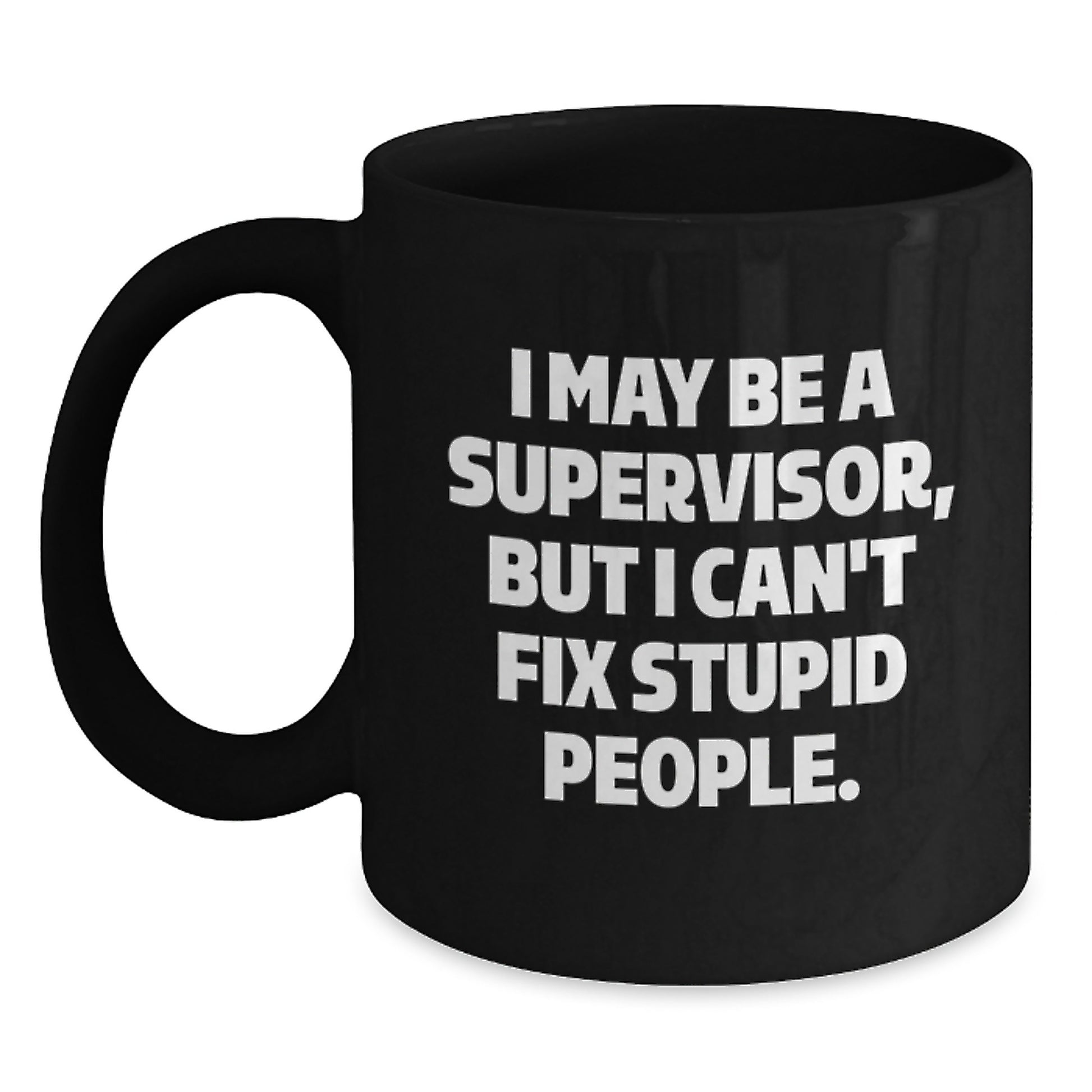 Supervisor Keepsake Premium Black Coffee Mug for Him Birthday Gift - Main