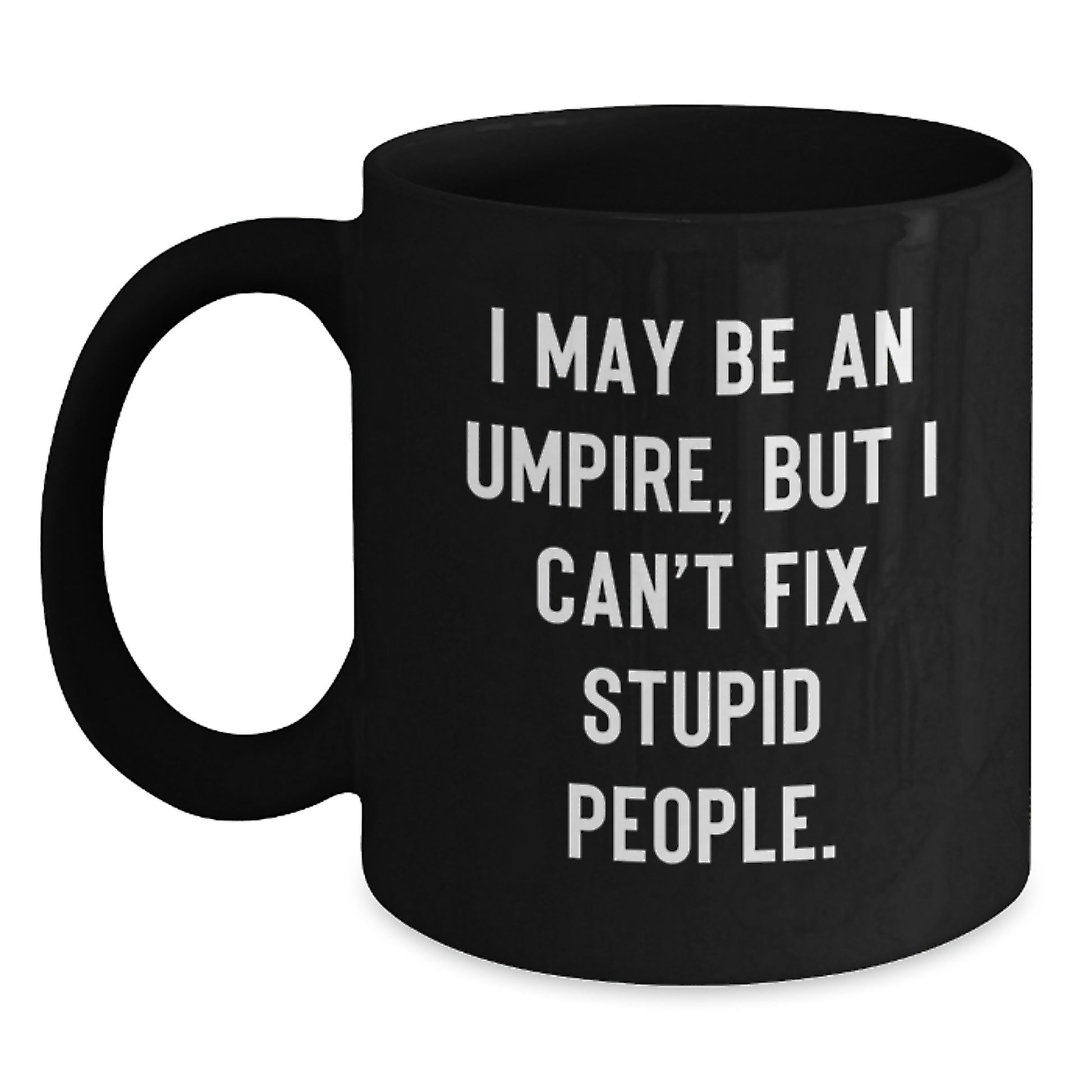 Umpire Keepsake Premium Black Coffee Mug for Him Birthday Gift - Main