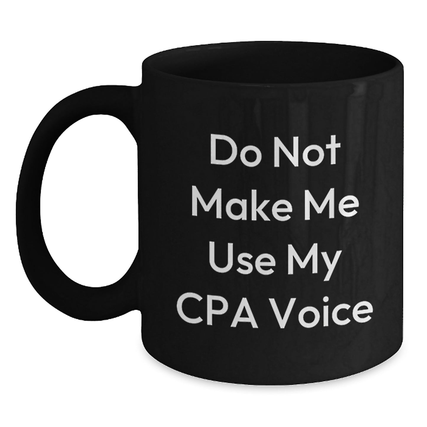 Cpa Keepsake Black Coffee Mug for Him Birthday Gift - Main