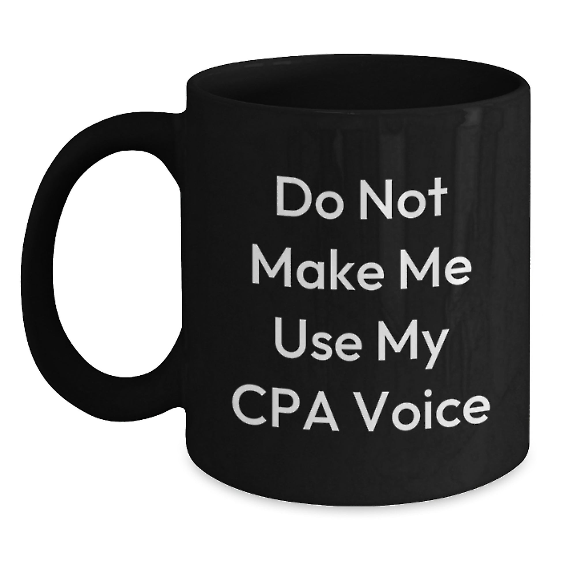 Cpa Keepsake Black Coffee Mug for Him Birthday Gift - Main