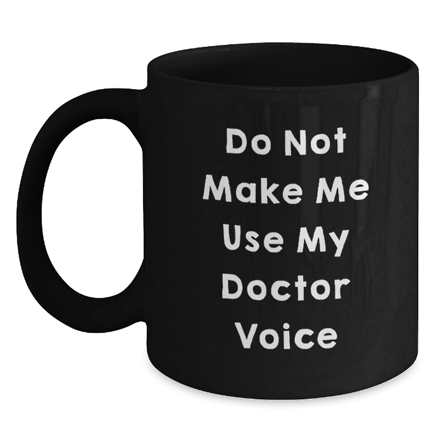 Doctor Keepsake Black Coffee Mug for Him Birthday Gift 11oz Ceramic - Main