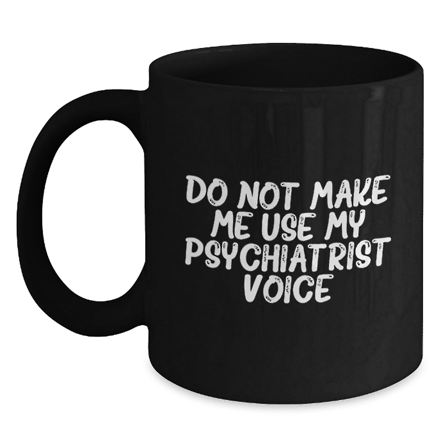 Psychiatrist Keepsake Premium Black Coffee Mug for Him Birthday Gift - Main