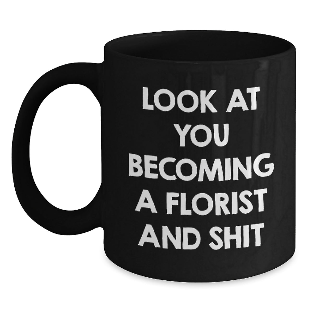 Christmas Gift for Her - Humorous Florist Present - Look At You Becoming - Main