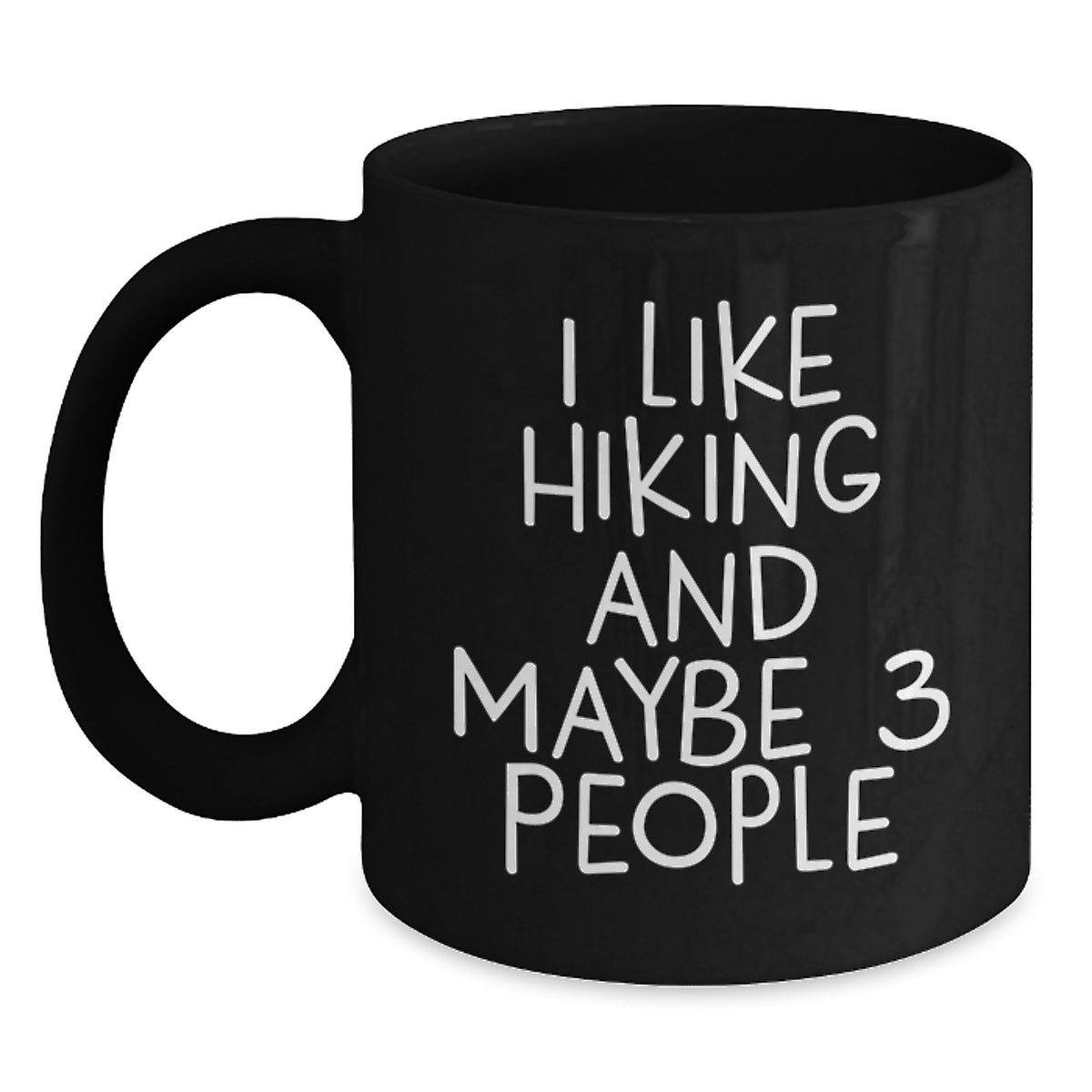 Hiking Gift for Him - I Like Hiking Quote Keepsake Coffee Mug - Main