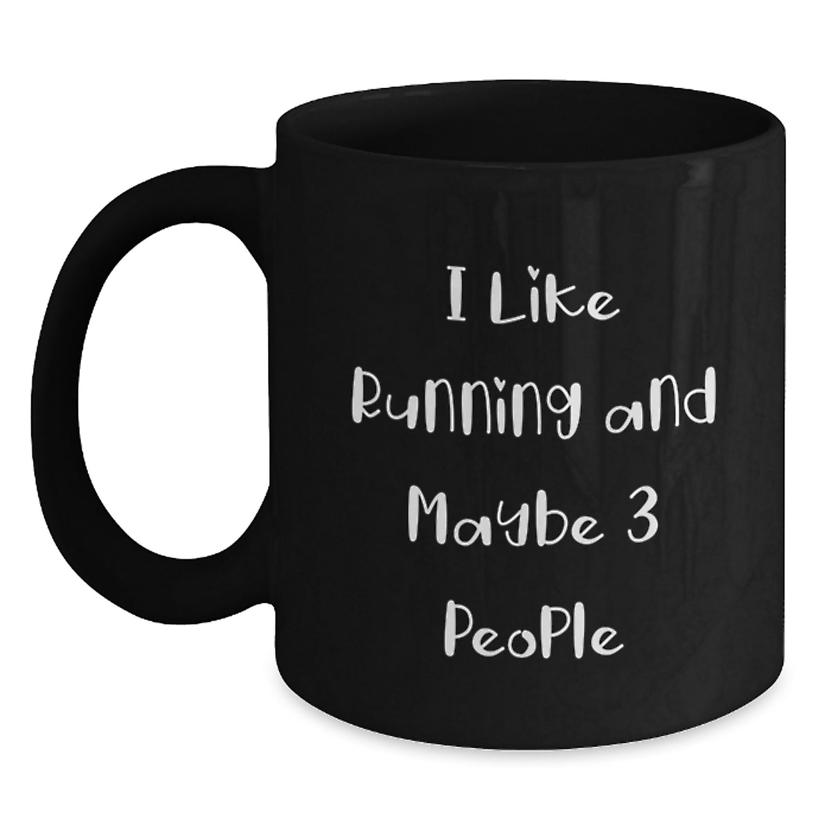 Christmas Gift for Her I Like Running Present - Witty Coffee Mug - Main