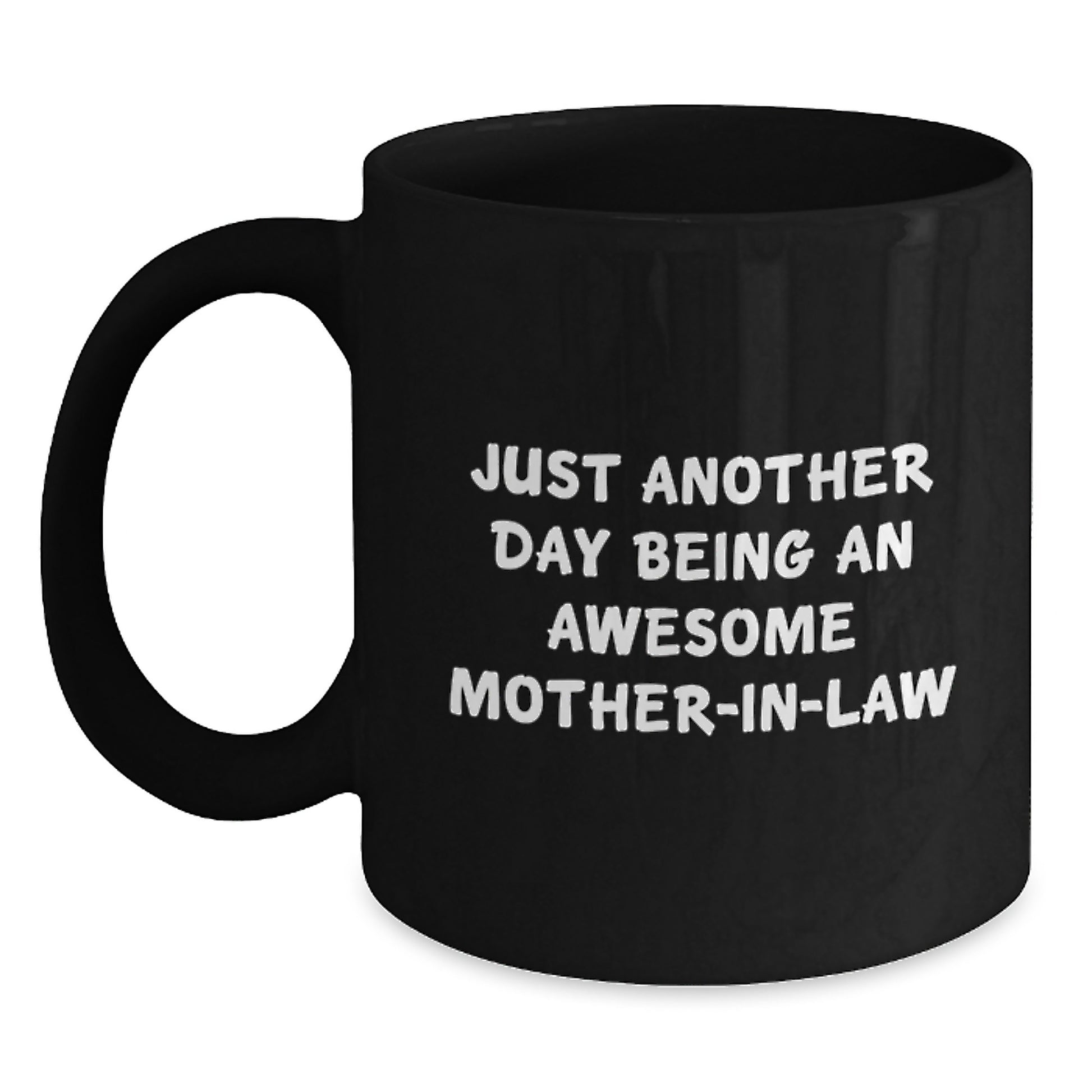 Heartfelt Gifts from Family, Funny Mom-in-law Quotes, Black Coffee Mug, Perfect for Graduation Unique Gifts - Main