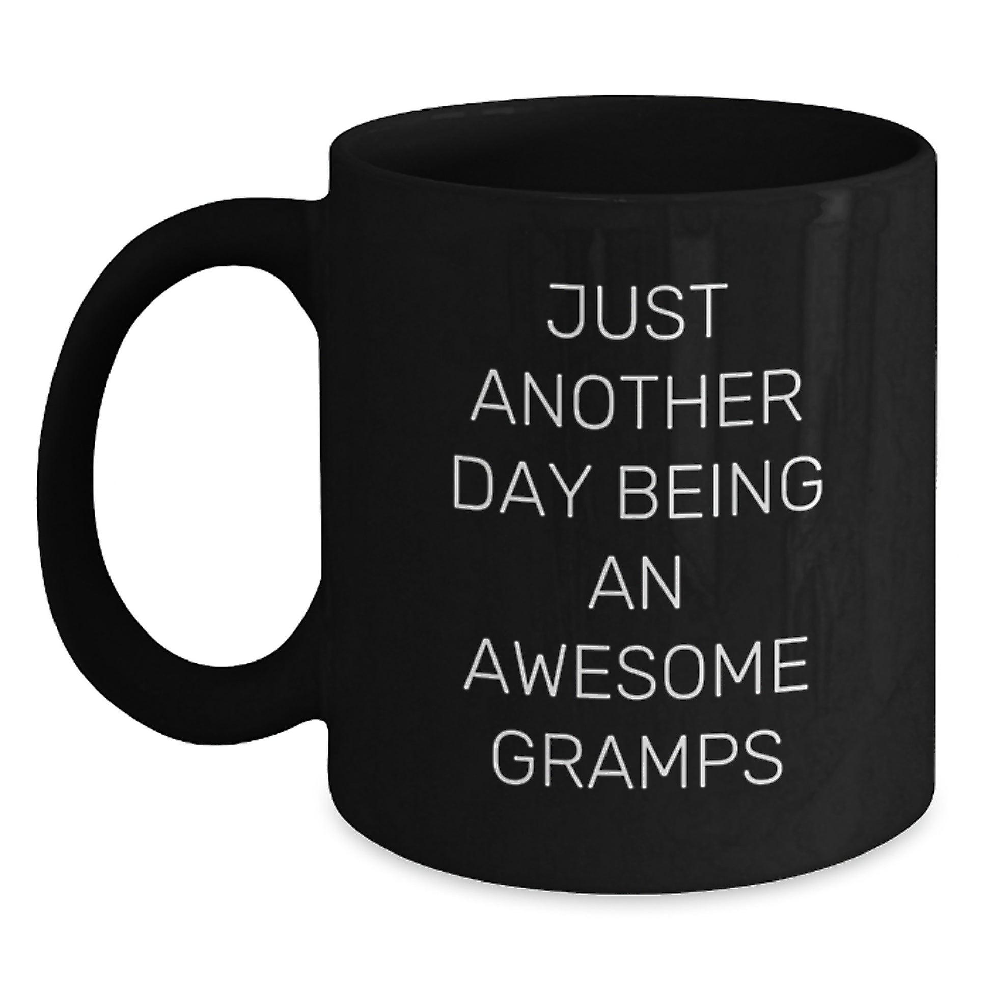 Gramps Keepsake Black Coffee Mug for Him Birthday Gift - Main