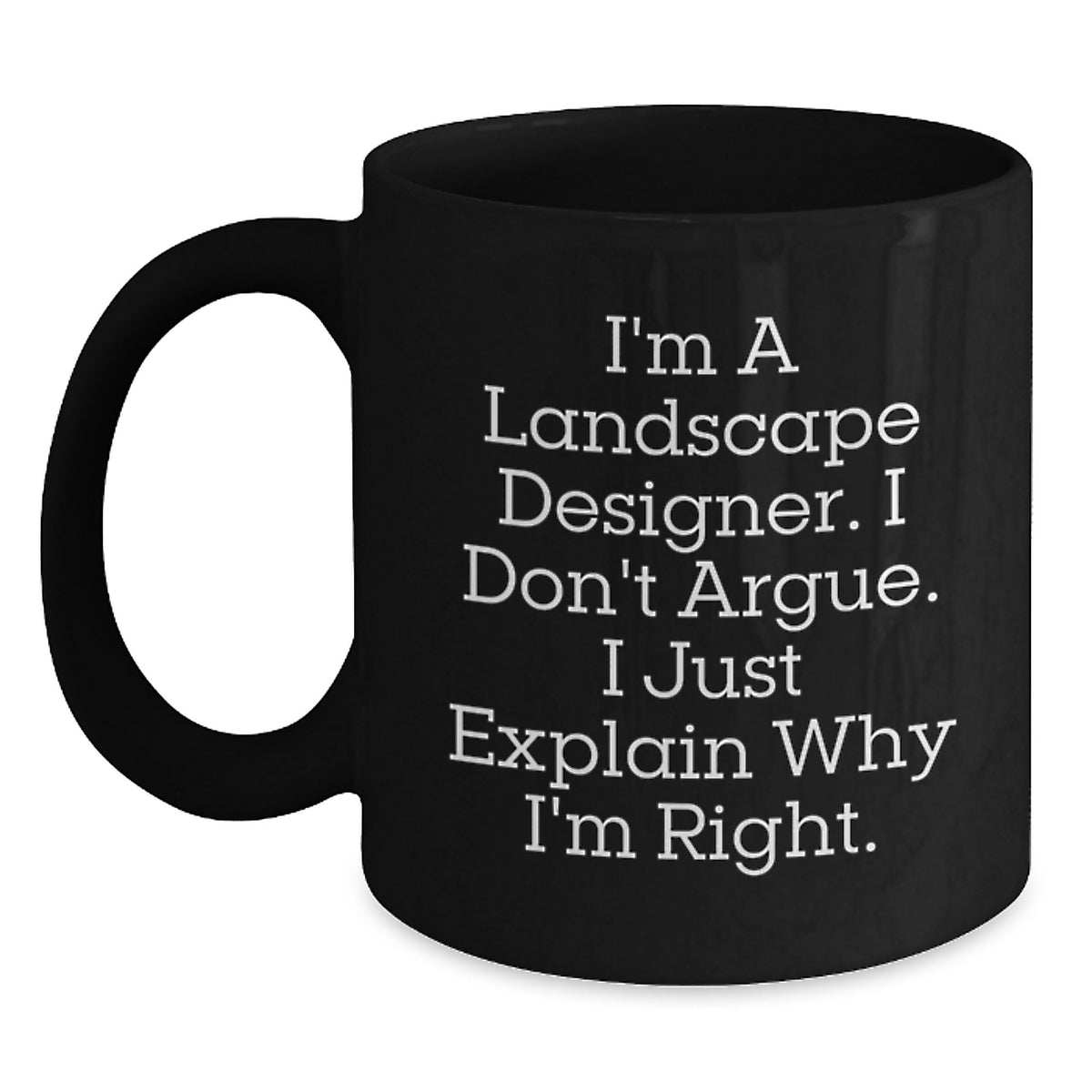 Landscape Designer Gift For Him - A Witty Keepsake Coffee Mug Present - Main