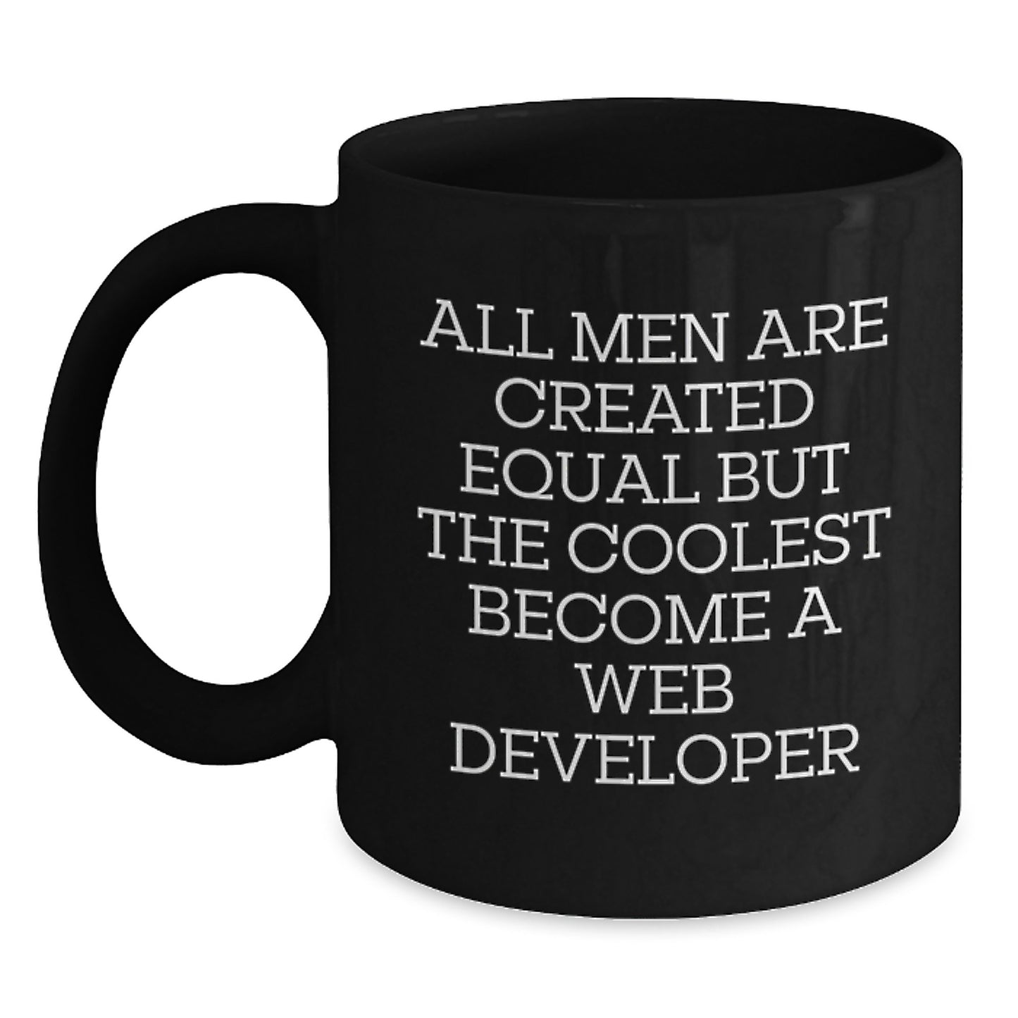 Funny Web Developer Black Coffee Mug Gifts from Men for Christmas Unique - Main