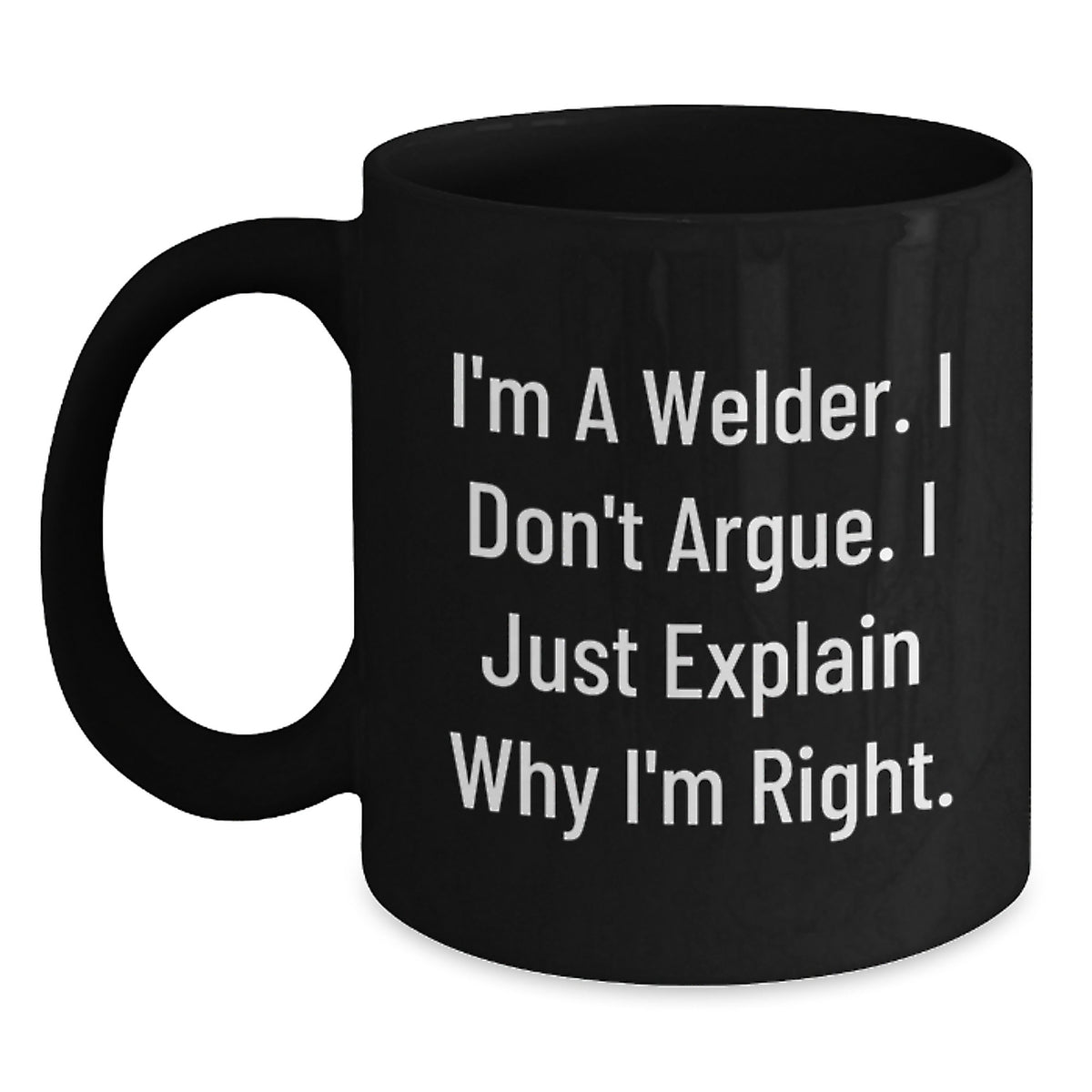 Welder Gift for Him - A Righteous Keepsake Mug with a Sassy Saying - Main