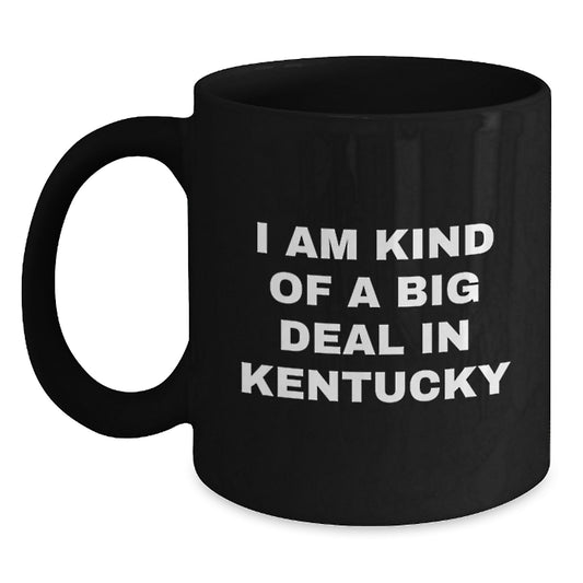 Funny Kentucky Black Coffee Mug Gift from Friends for Valentine's - Main