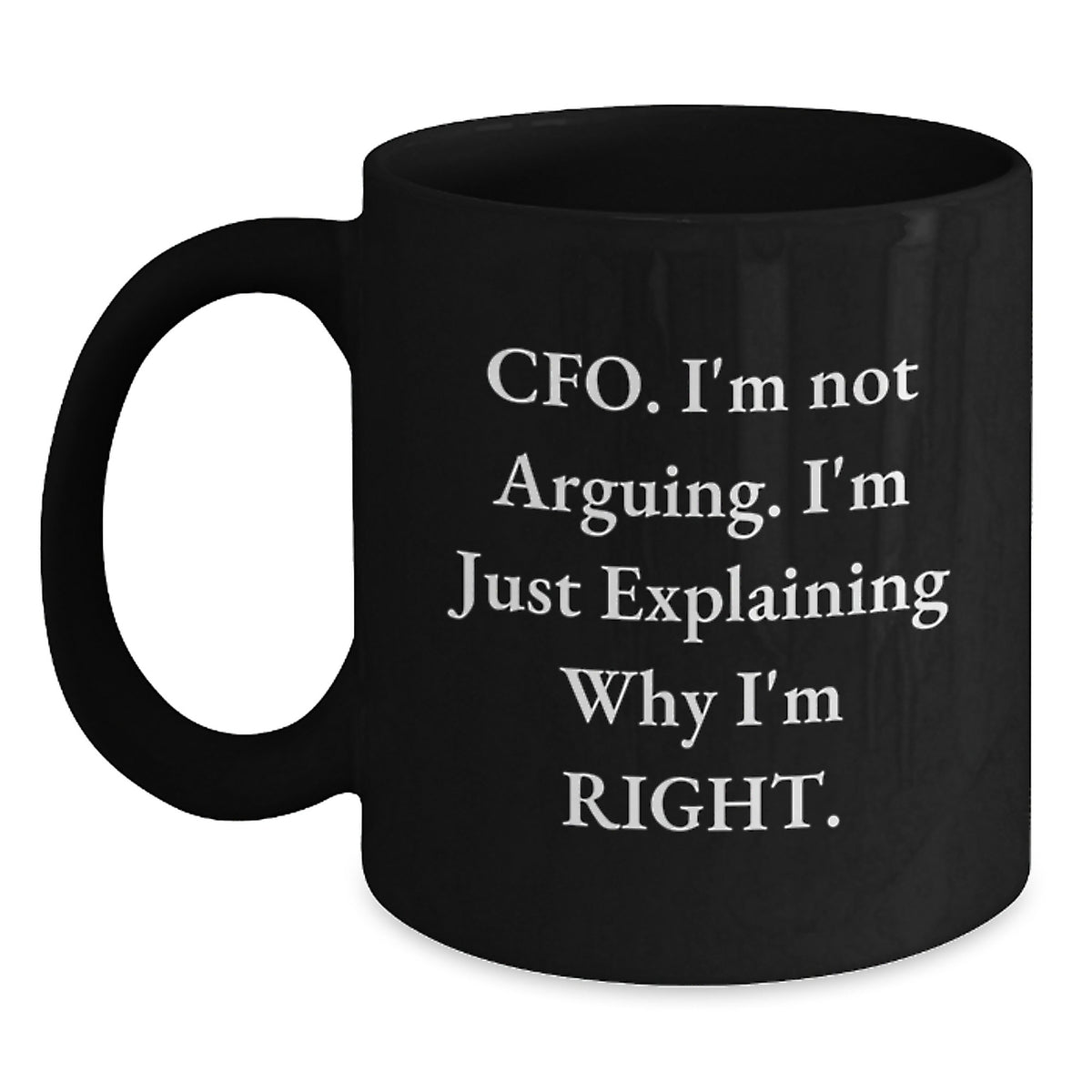 Christmas Gift for Her A Confident Cfo Mug Present - Main