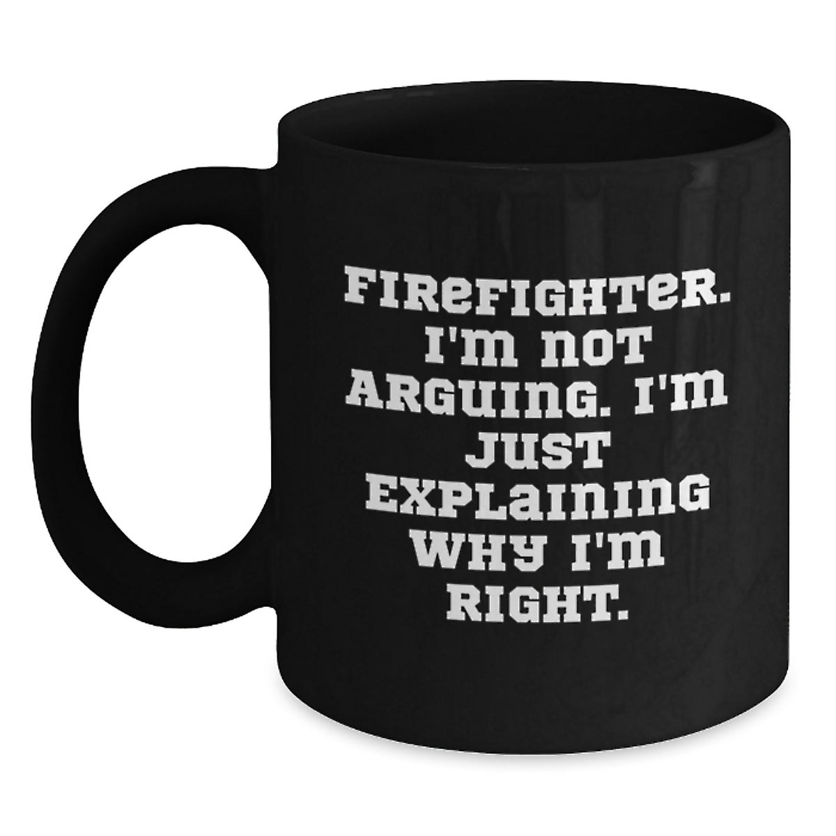 Firefighter Gift for Him - A Righteous Keepsake Coffee Mug - Main