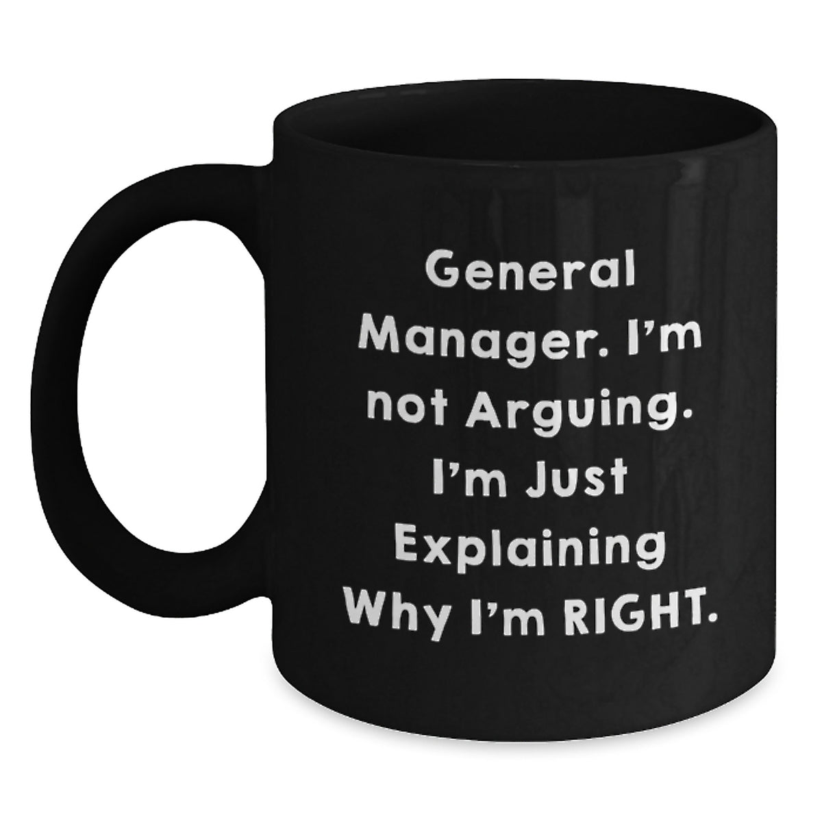 General Manager Gift for Him - A Righteous Keepsake Mug - Main