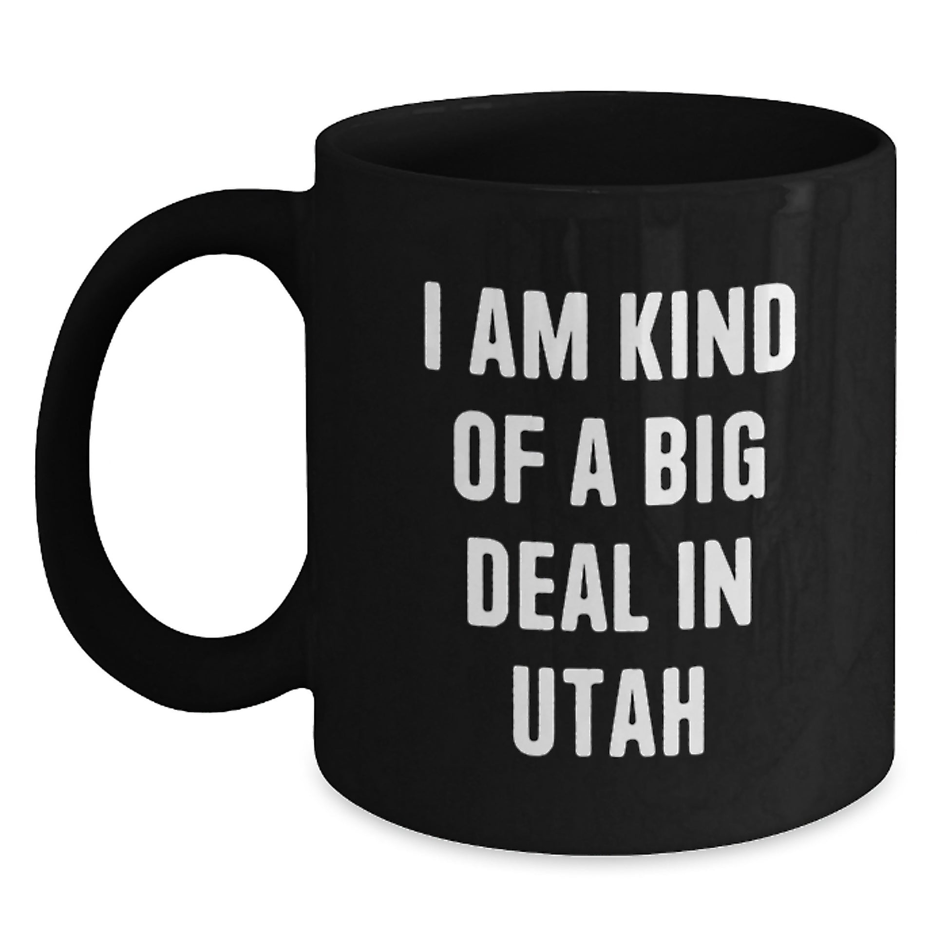 Funny Utah Black Coffee Mug Graduation Unique Gifts from Friends for Women - Main