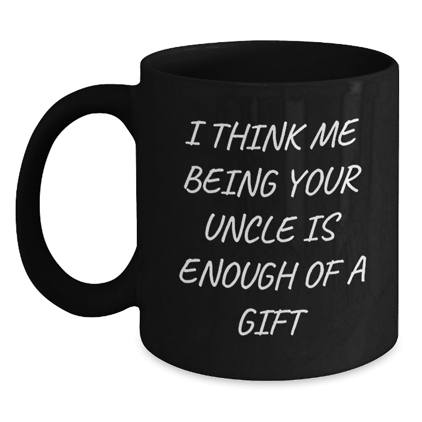 Funny Uncle Quotes Black Coffee Mug Gifts from Men to Uncle on Valentine's - Main