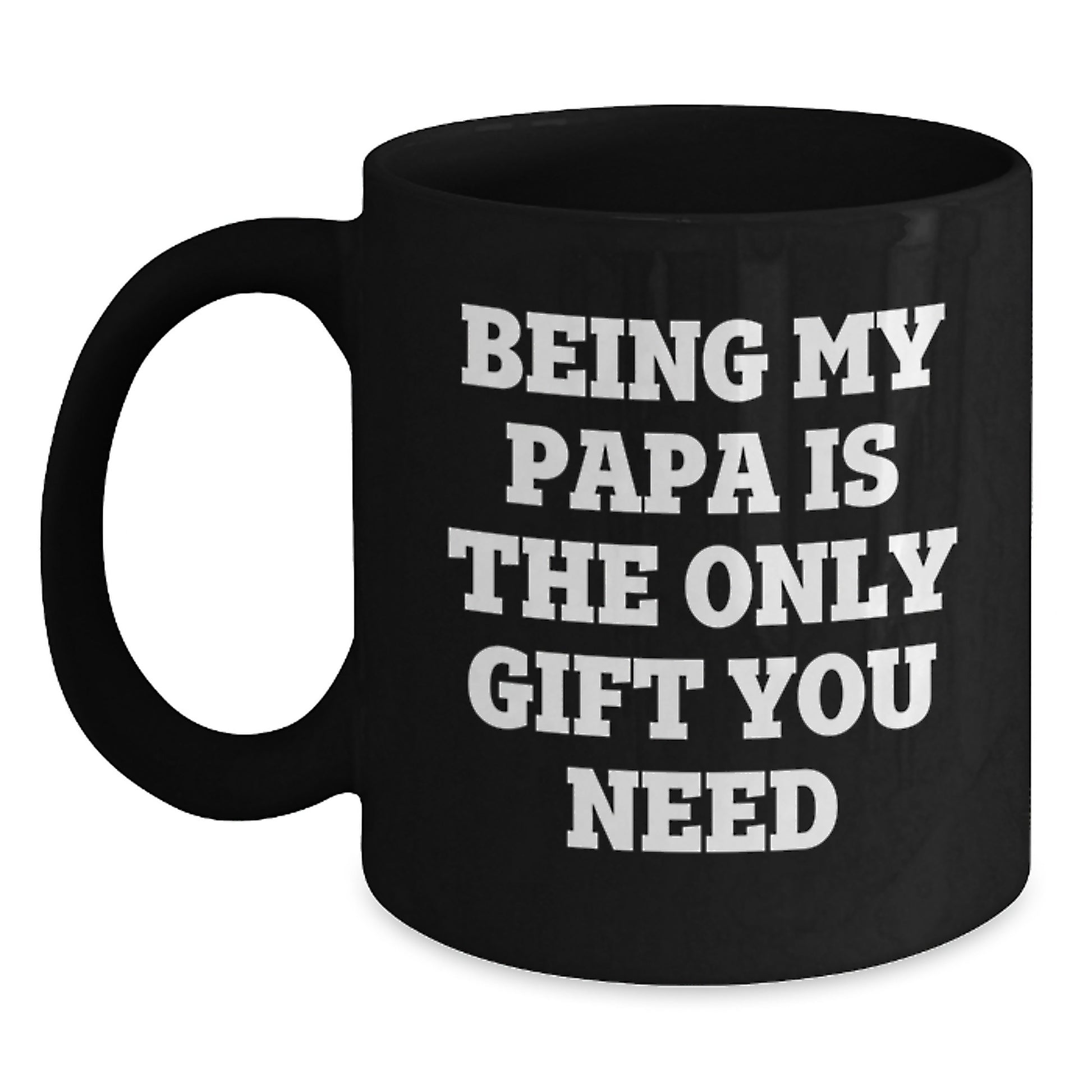 Papa Black Coffee Mugs Funny Gift Idea Gifts from Men to Papa on Birthday Unique - Main