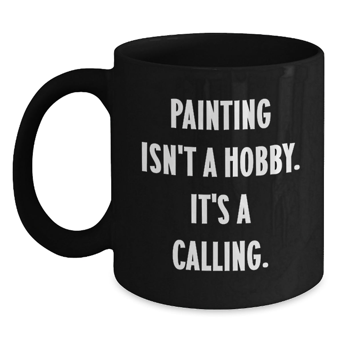 Christmas Gift for Her Soulful Painting Calling Ceramic Mug Present - Main
