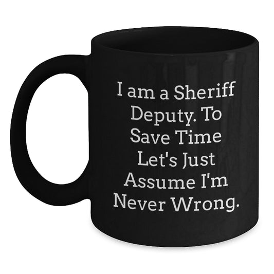 Funny Sheriff Deputy Gifts from Friends to Men - Graduation Unique Gifts for Sheriff Deputy - Main