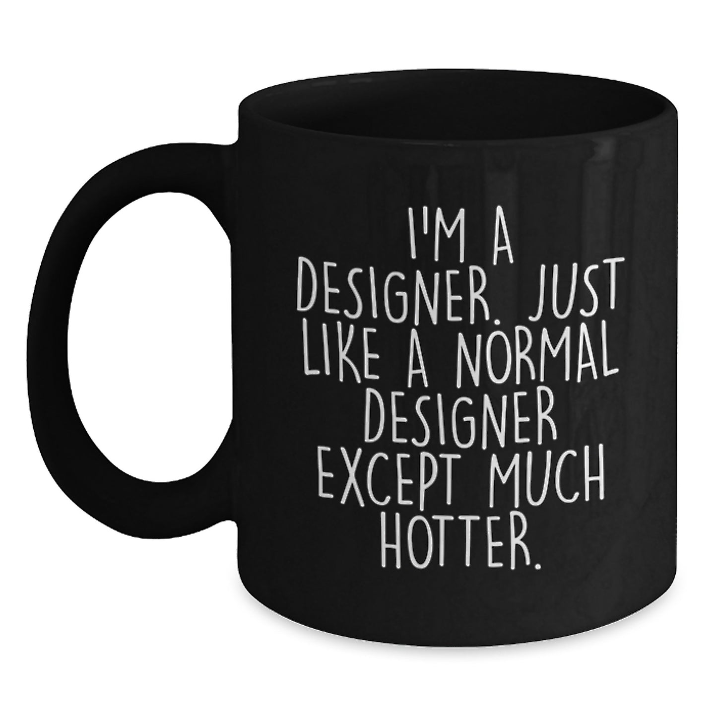 Funny Black Coffee Mugs Gifts from Friends for Designer Dad on Father's Day - Main