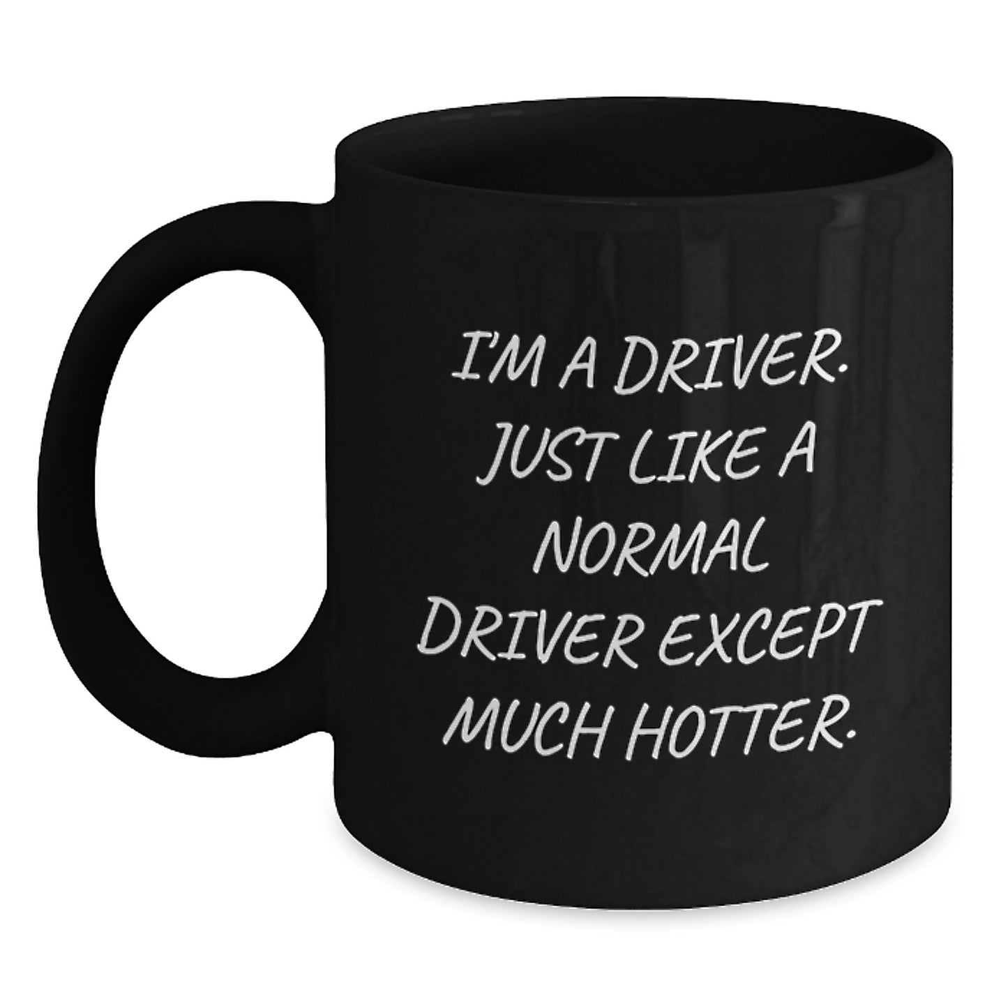 Driver Keepsake Black Coffee Mug for Him 11oz Graduation Gift Premium - Main