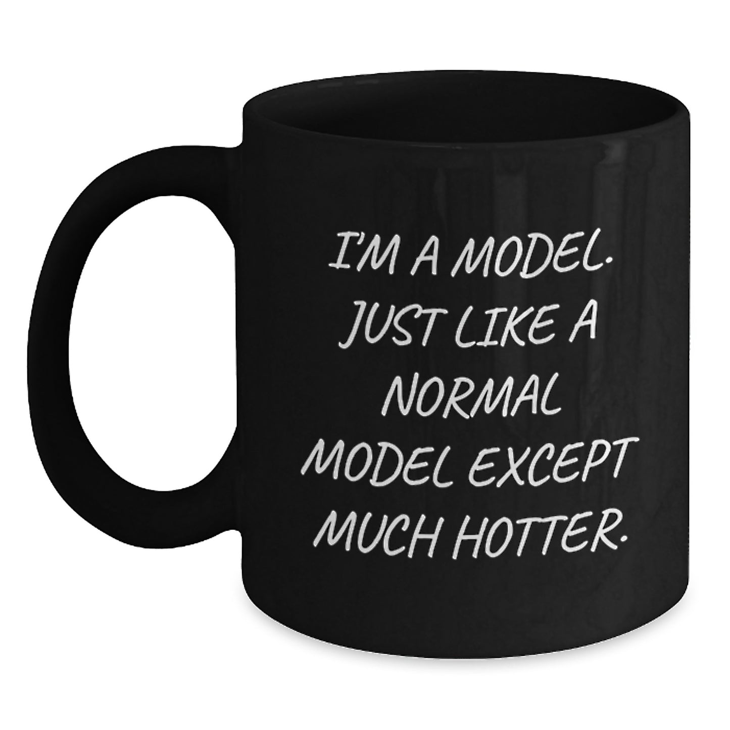Model Keepsake Black Coffee Mug for Him Birthday Gift Premium Elegant - Main