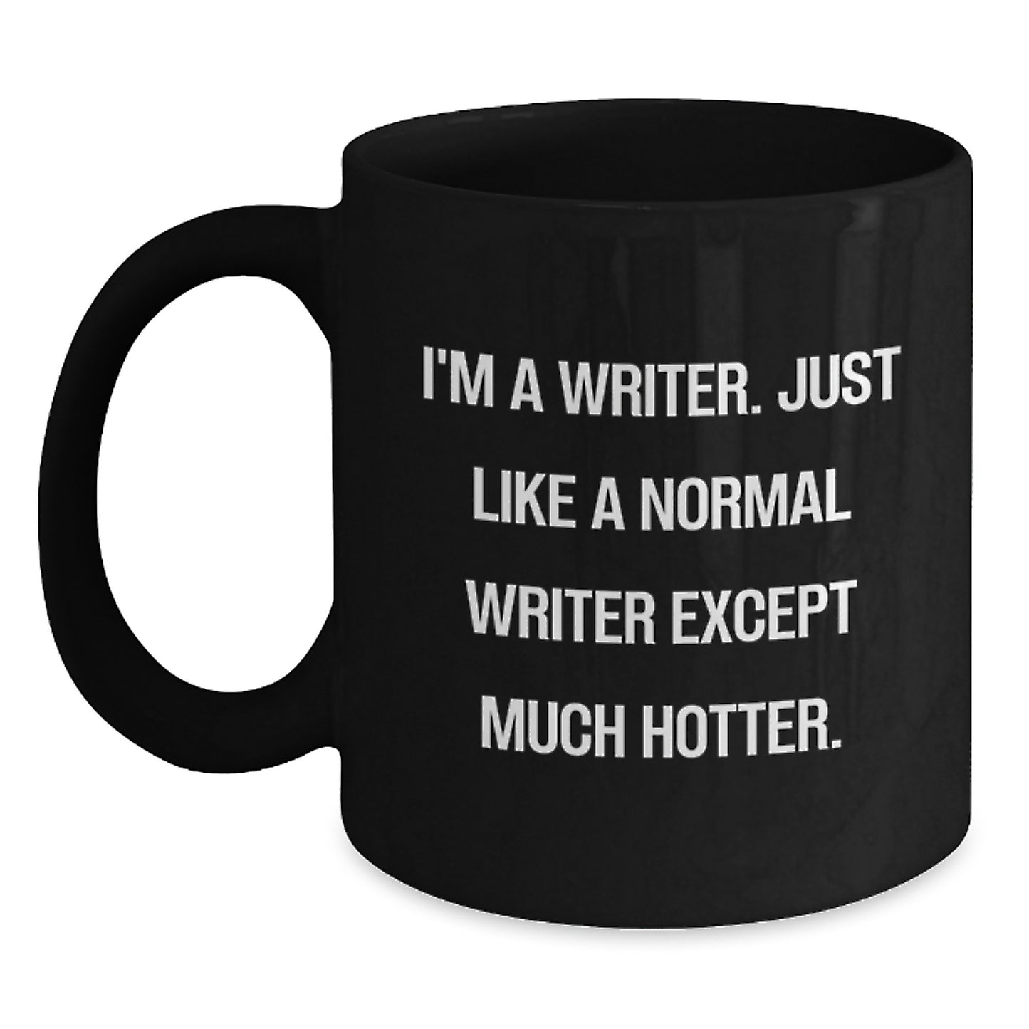 Funny Writer Gifts, Unique Black Coffee Mugs for Writer Men, Valentine's Unique Gifts from Men to Writer - Main