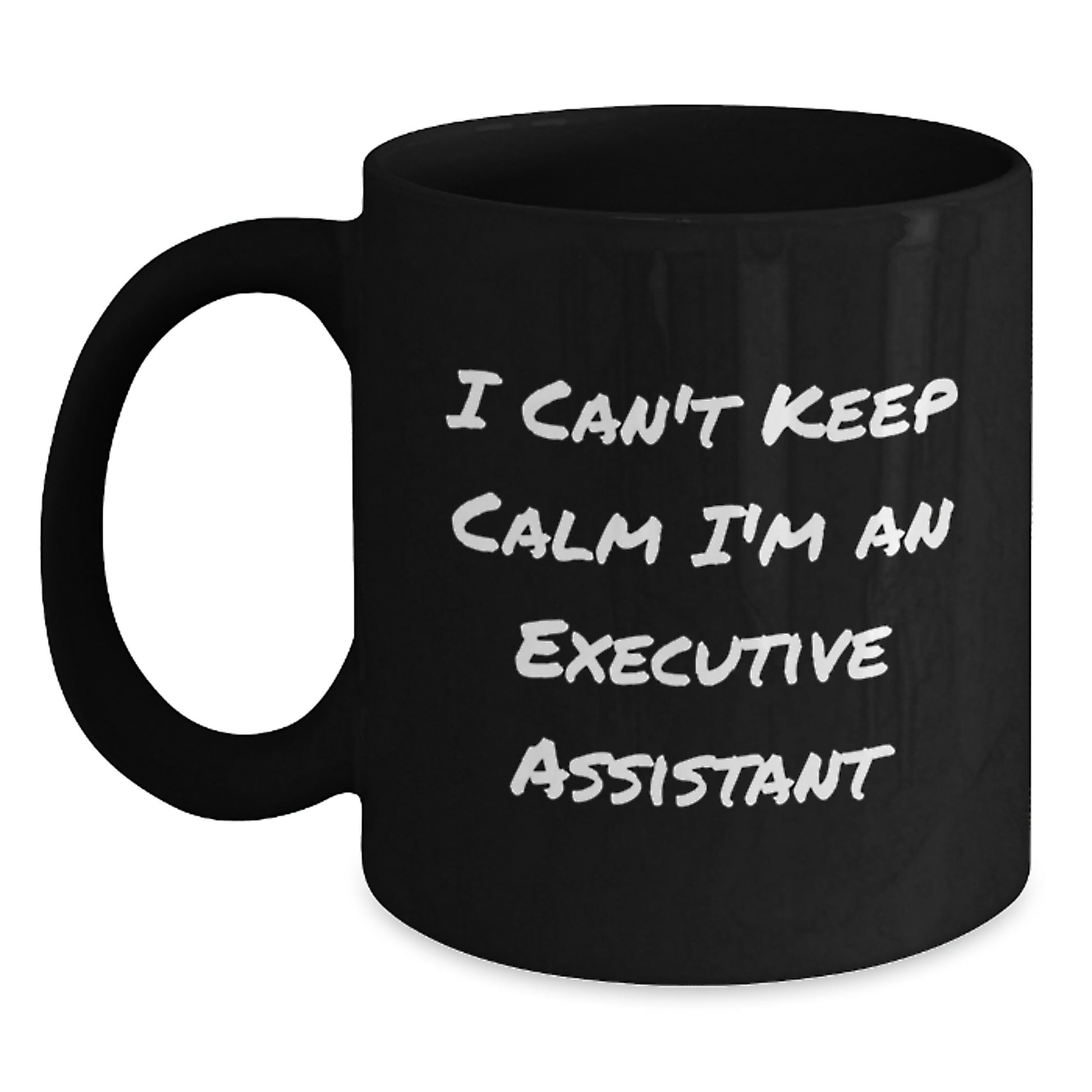 Funny Executive Assistant Gifts from Friends, Unique Birthday Unique Gifts for Men, 11oz or 15oz Black Coffee Mug - Main