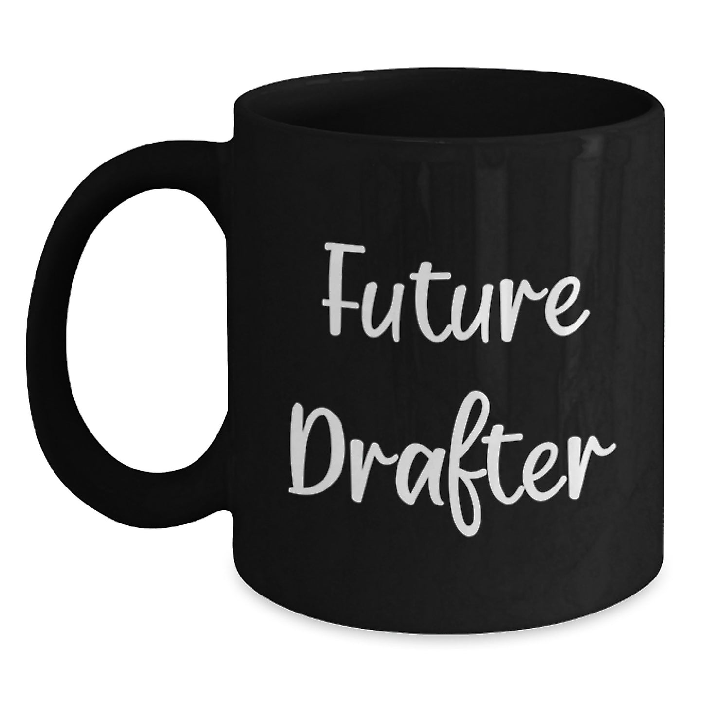 Funny Future Drafter Black Coffee Mug Gifts for Drafter Friends Birthday Unique Gifts from Men - Main