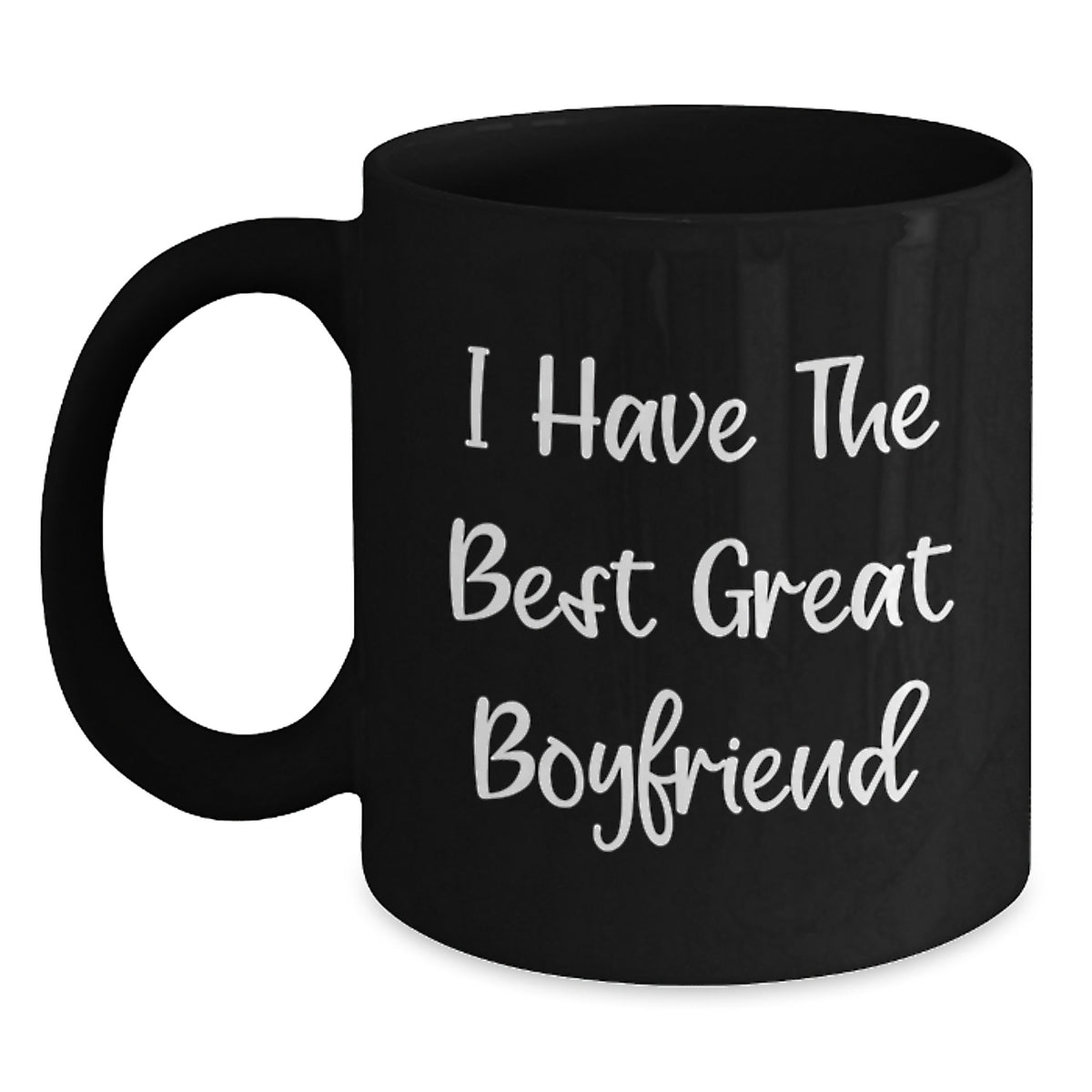 Boyfriend Keepsake Ceramic Black Coffee Mug for Him Graduation Gift - Main