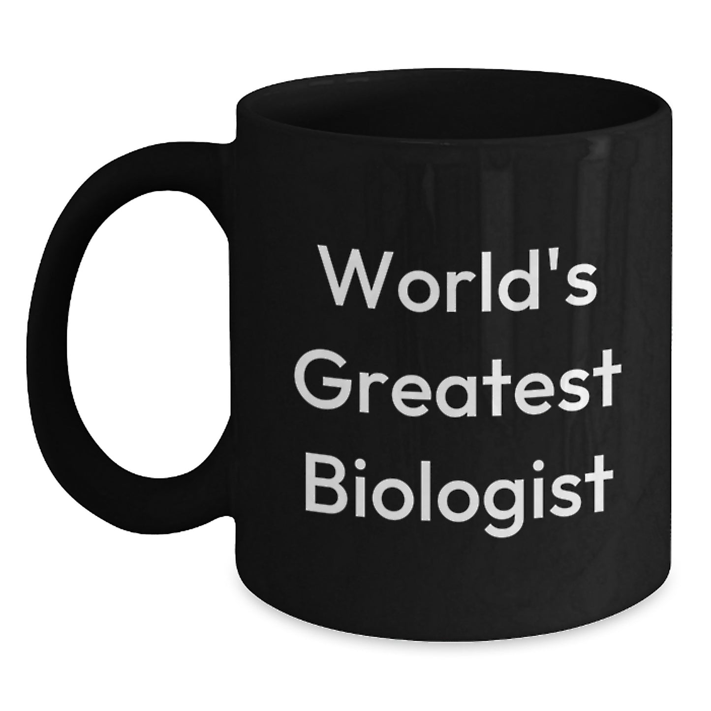 Biologist Keepsake Black Coffee Mug for Him Birthday Gift - Main
