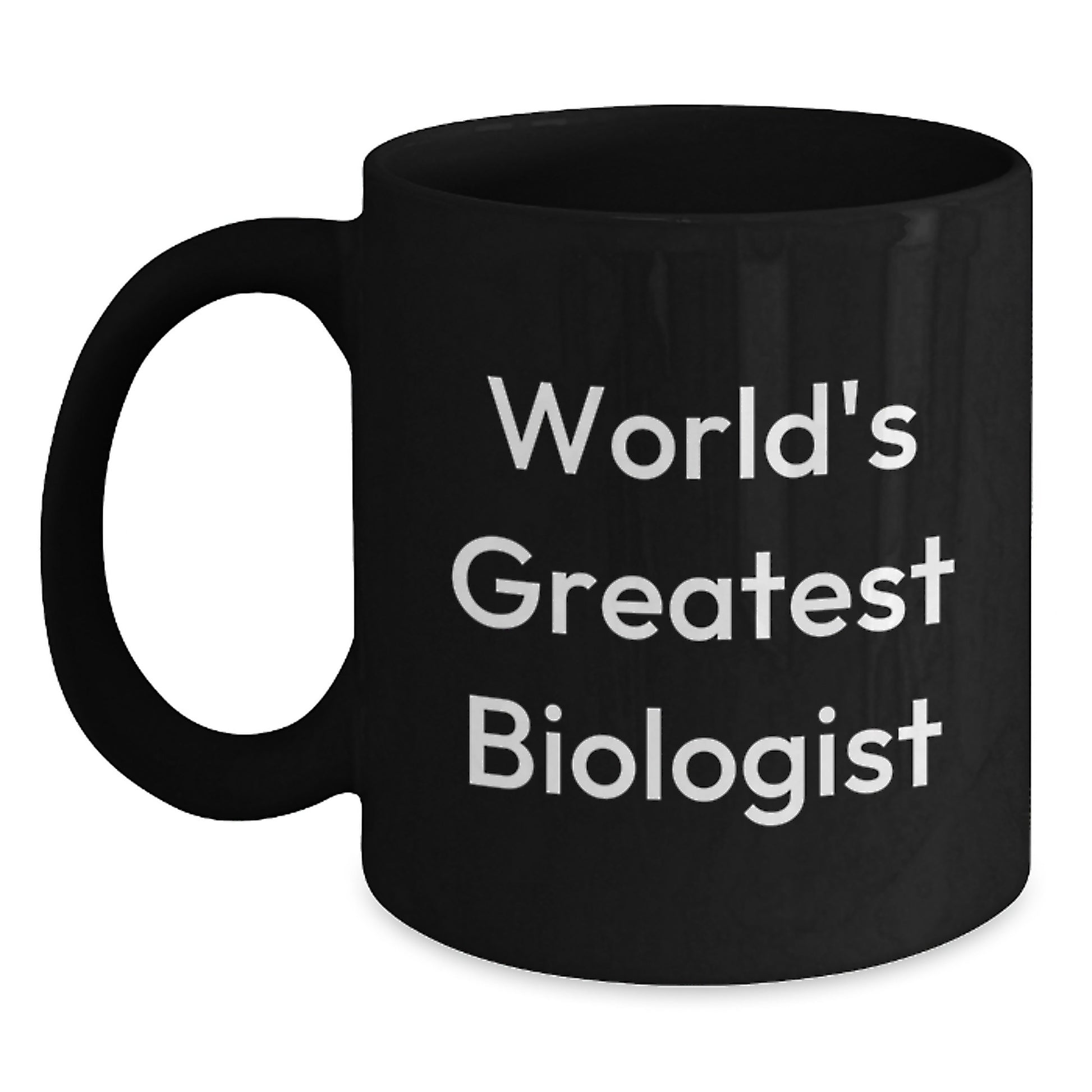 Biologist Keepsake Black Coffee Mug for Him Birthday Gift - Main