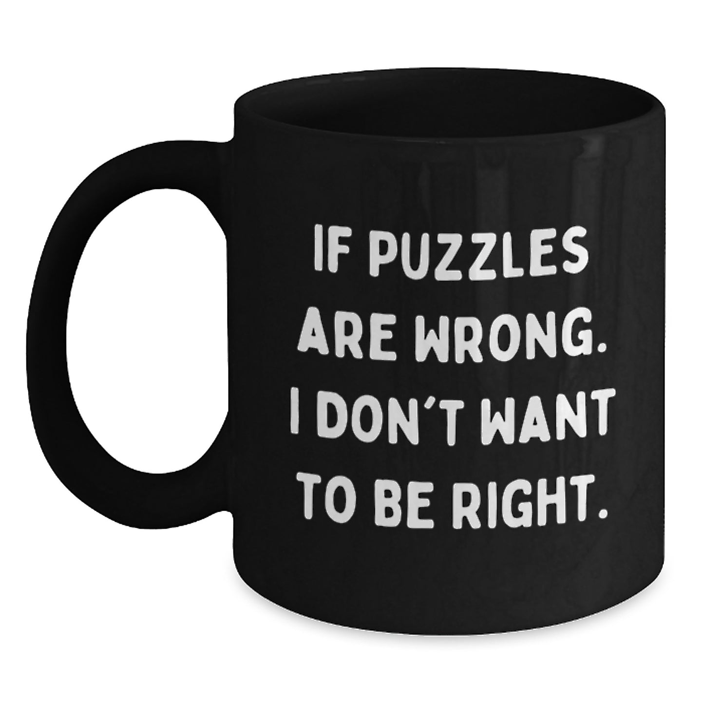 Funny Puzzles Quotes Gifts for Puzzles Lovers Birthday Unique Coffee Mug Gifts from Friends - Main
