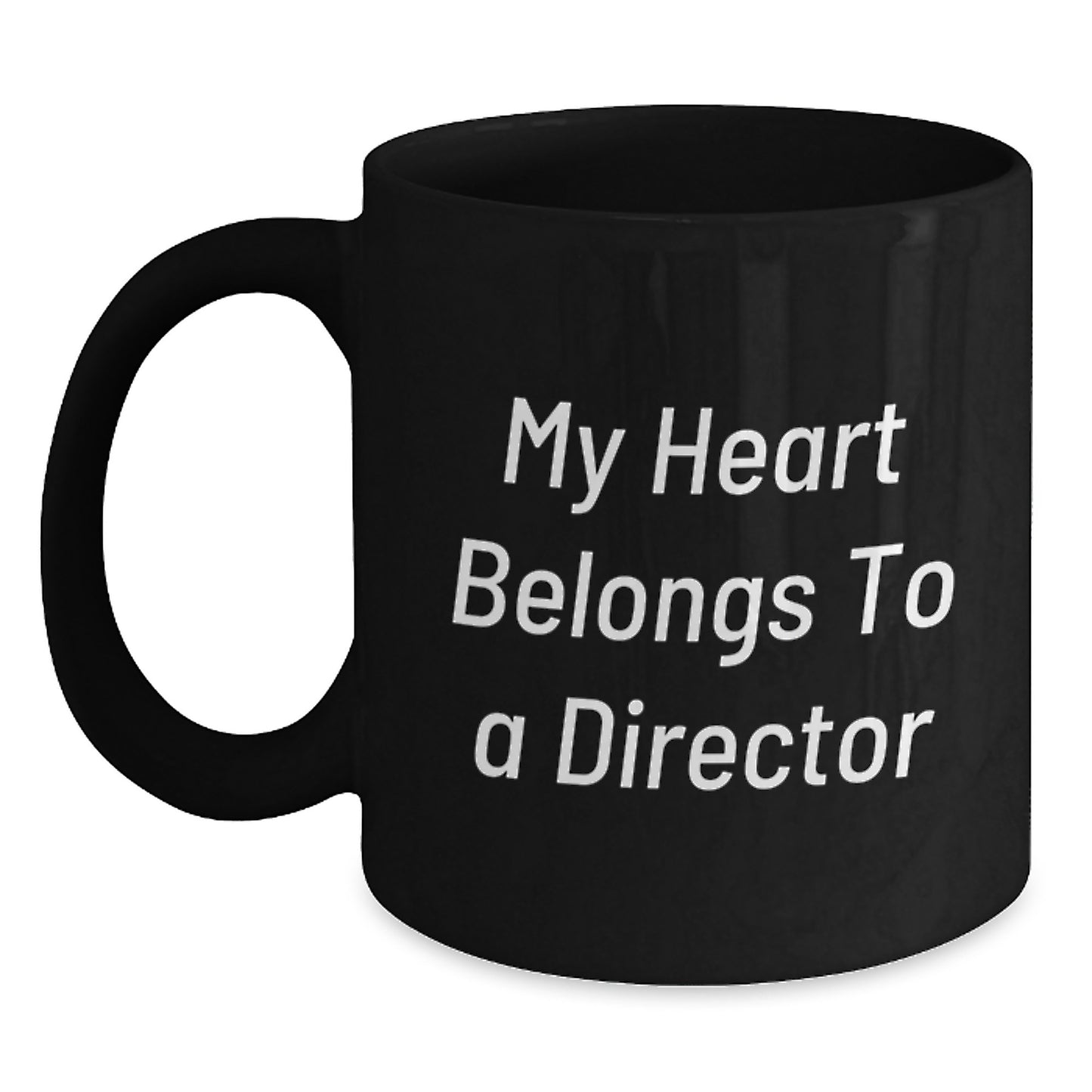 Funny Director Black Coffee Mugs for Men Gifts from Friends, Cute Inspirational Director Quote, Perfect Unique Graduation Gifts for Director - Main