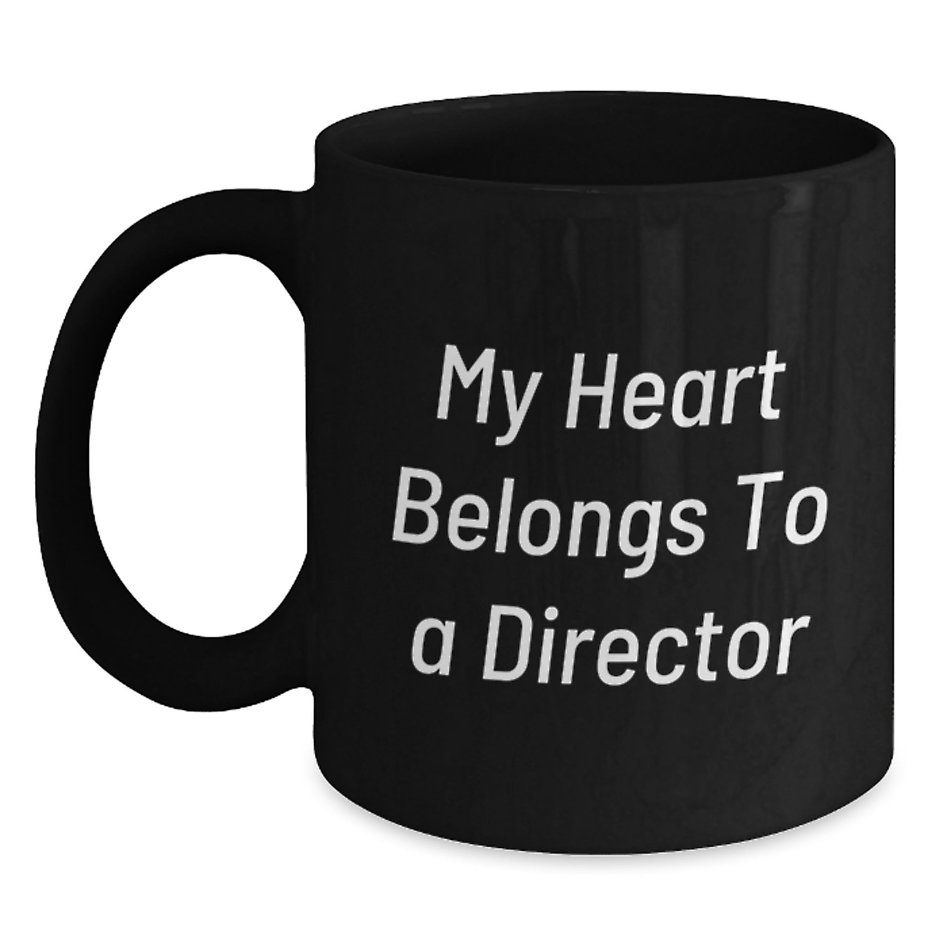 Funny Director Black Coffee Mugs for Men Gifts from Friends, Cute Inspirational Director Quote, Perfect Unique Graduation Gifts for Director - Main