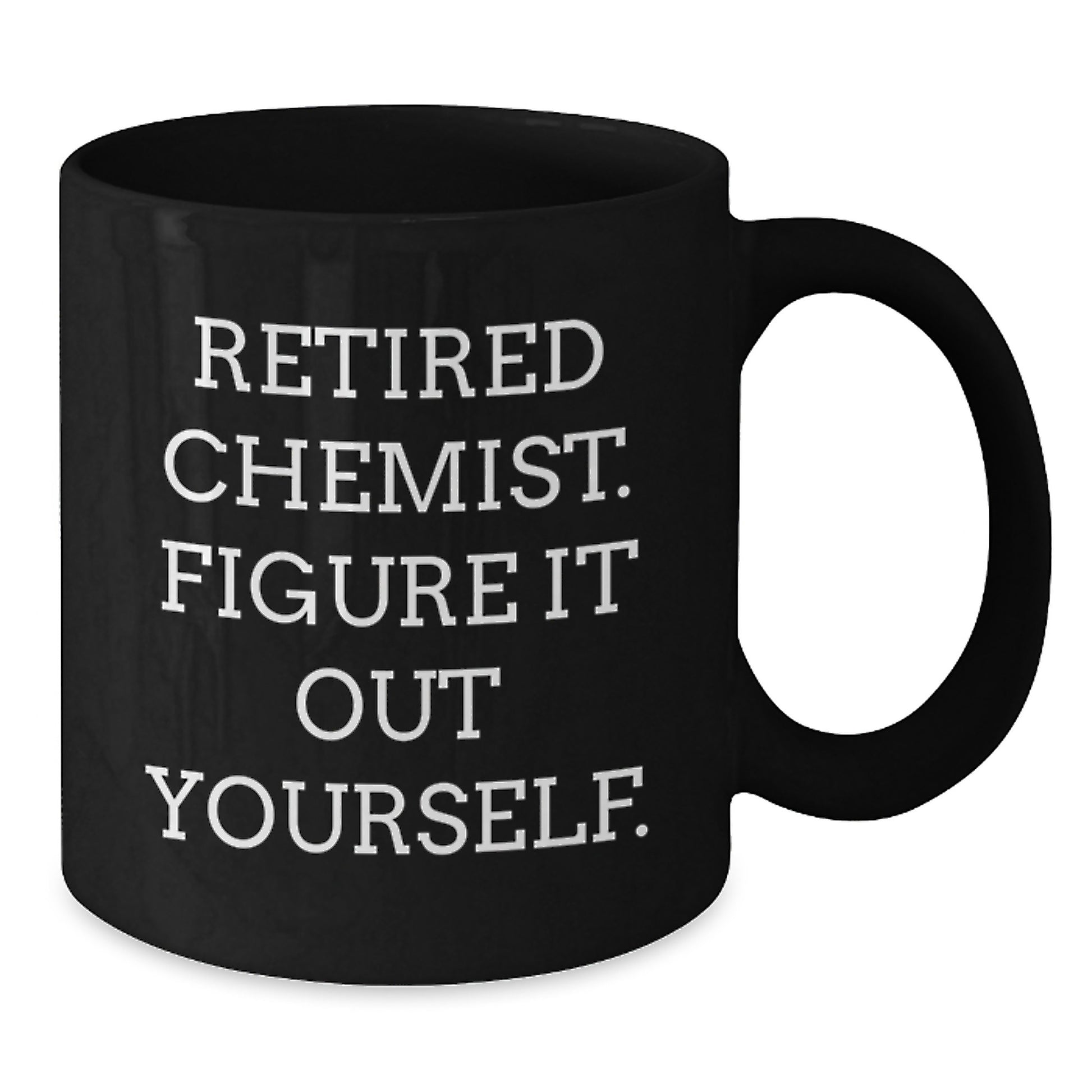 Funny Quote Gifts from Family to Chemist Black Coffee Mug Birthday Unique Ideas for Men - Additional