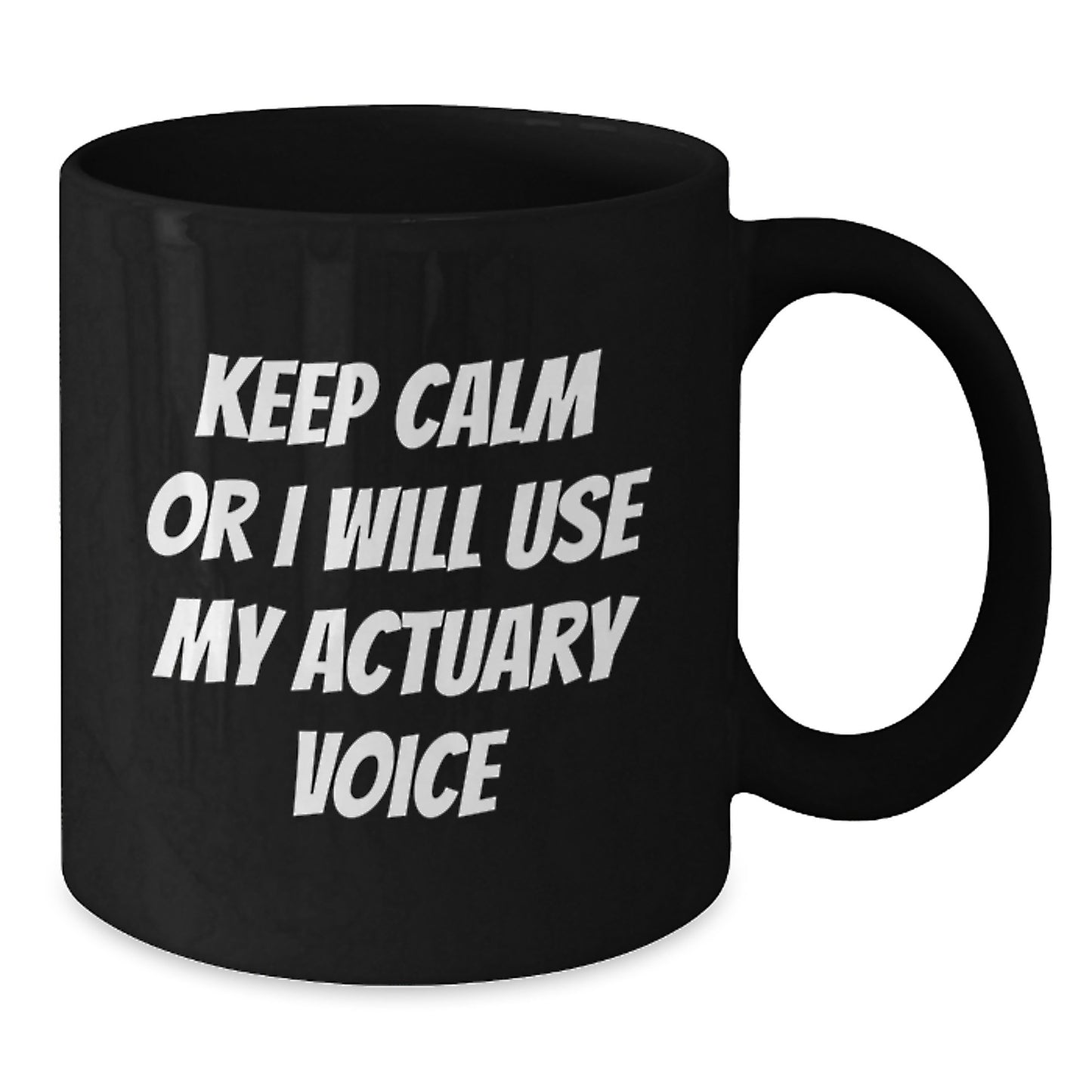 Funny Actuary Black Coffee Mug Gifts from Men for Actuary Dad's Father's Day Unique Unique Gifts - Additional