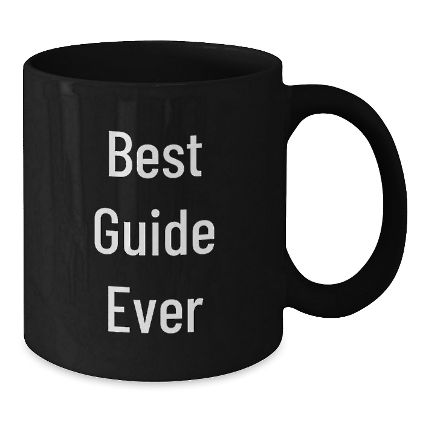 Funny Guide Gifts for Men from Best Guide Enthusiasts - Unique Black Coffee Mug for Christmas Morning - Additional
