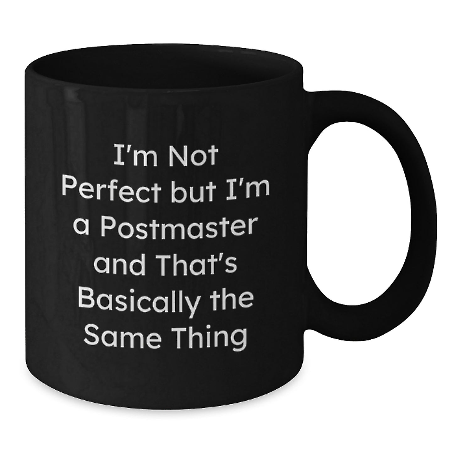 Funny Postmaster Black Coffee Mugs Gifts for Postmaster from Friends and Family Christmas Unique Presents - Additional
