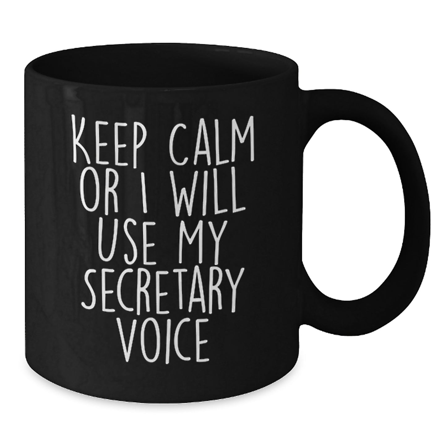 Funny Secretary Gifts, Keep Calm Secretary Mug, Christmas Unique Gifts from Friends to Secretary - Additional