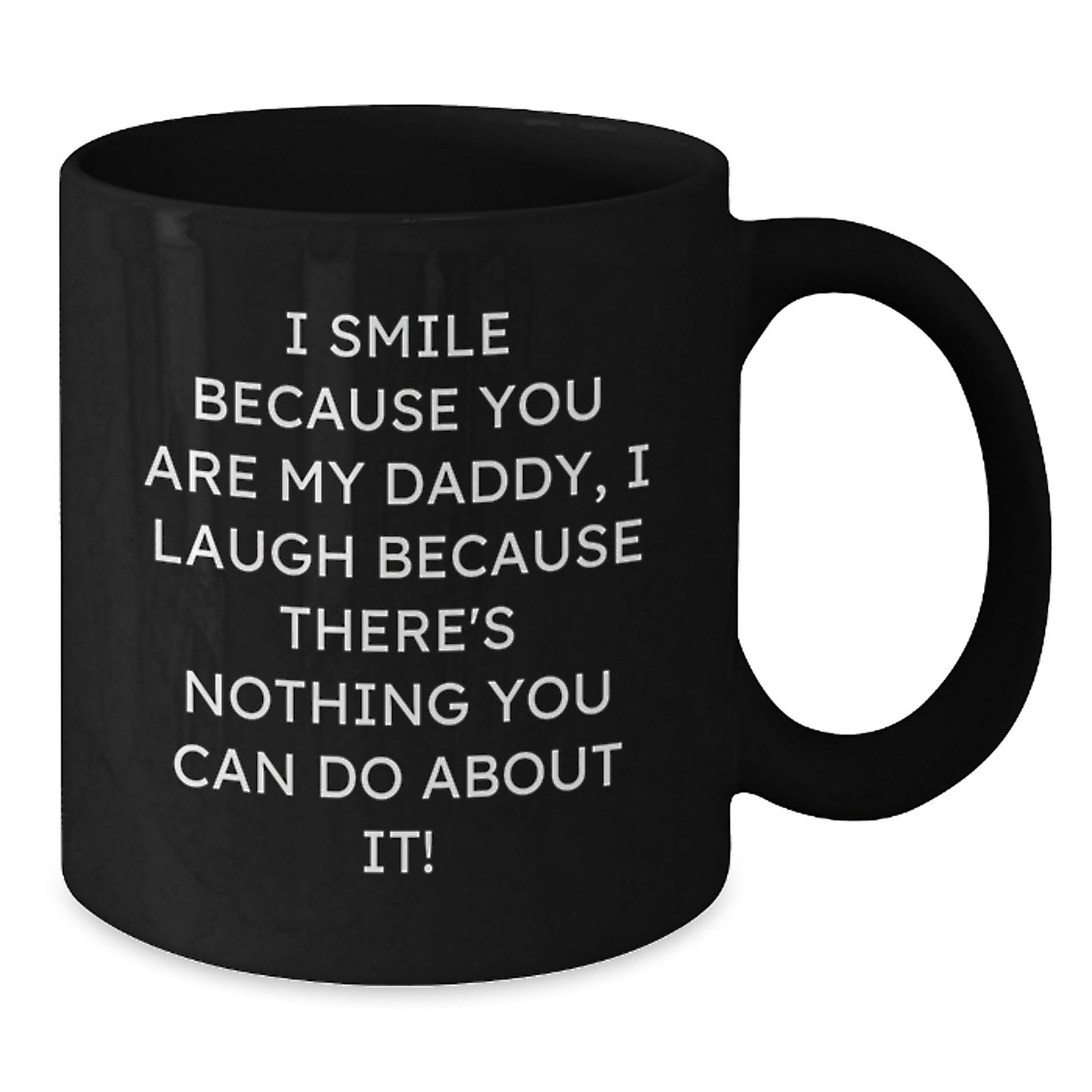 Funny Daddy Gifts from Men to Dad, Black Coffee Mug for Father's Day at Christmas, Unique Gift Ideas for Him - Additional