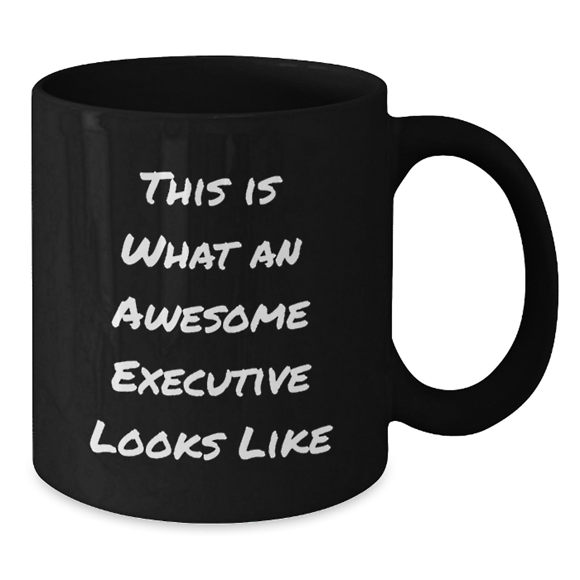 Executive Black Coffee Mug Gifts for Him, Funny Quote This Is What An Awesome Executive Looks Like, Birthday Unique Gifts from Friends to Executive - Additional
