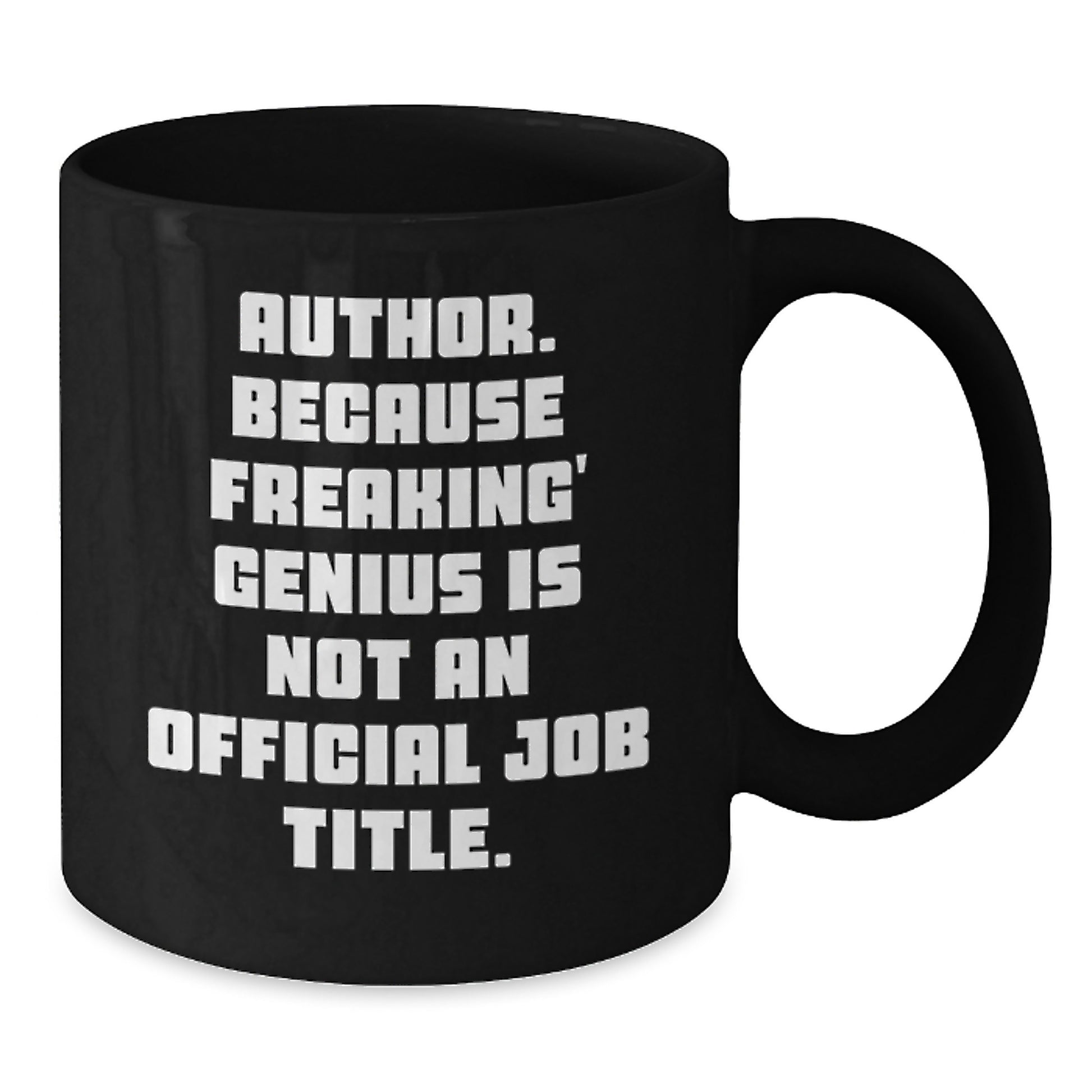 Funny Author Gifts, Unique Black Coffee Mugs, Perfect for Men, Women, Friends, and Coworkers - Christmas Memorable Presents from Family - Additional