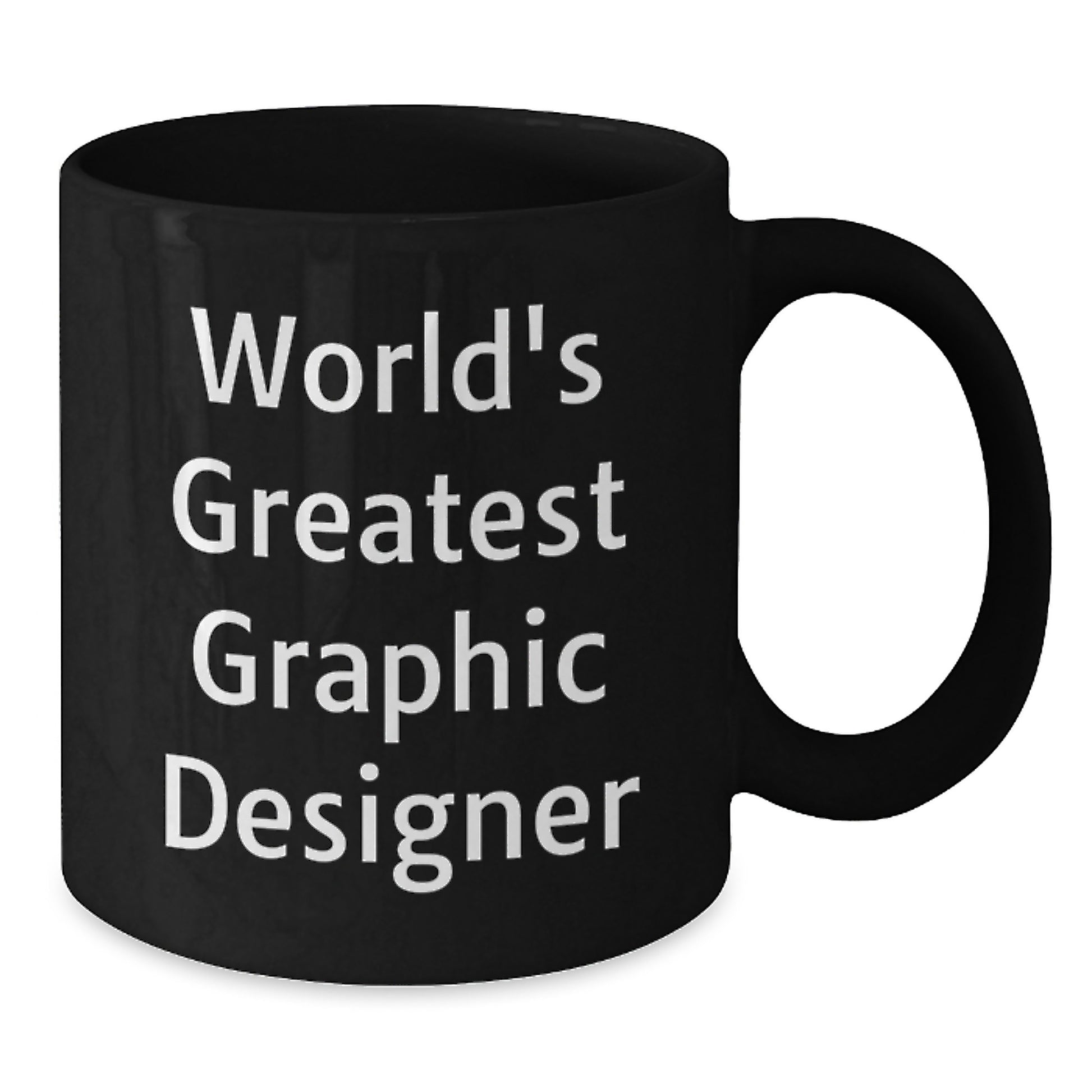 Graphic Designer Gifts from Family - Funny Quote World's Greatest Graphic Designer Black Coffee Mug for Birthday Unique Gifts - Additional