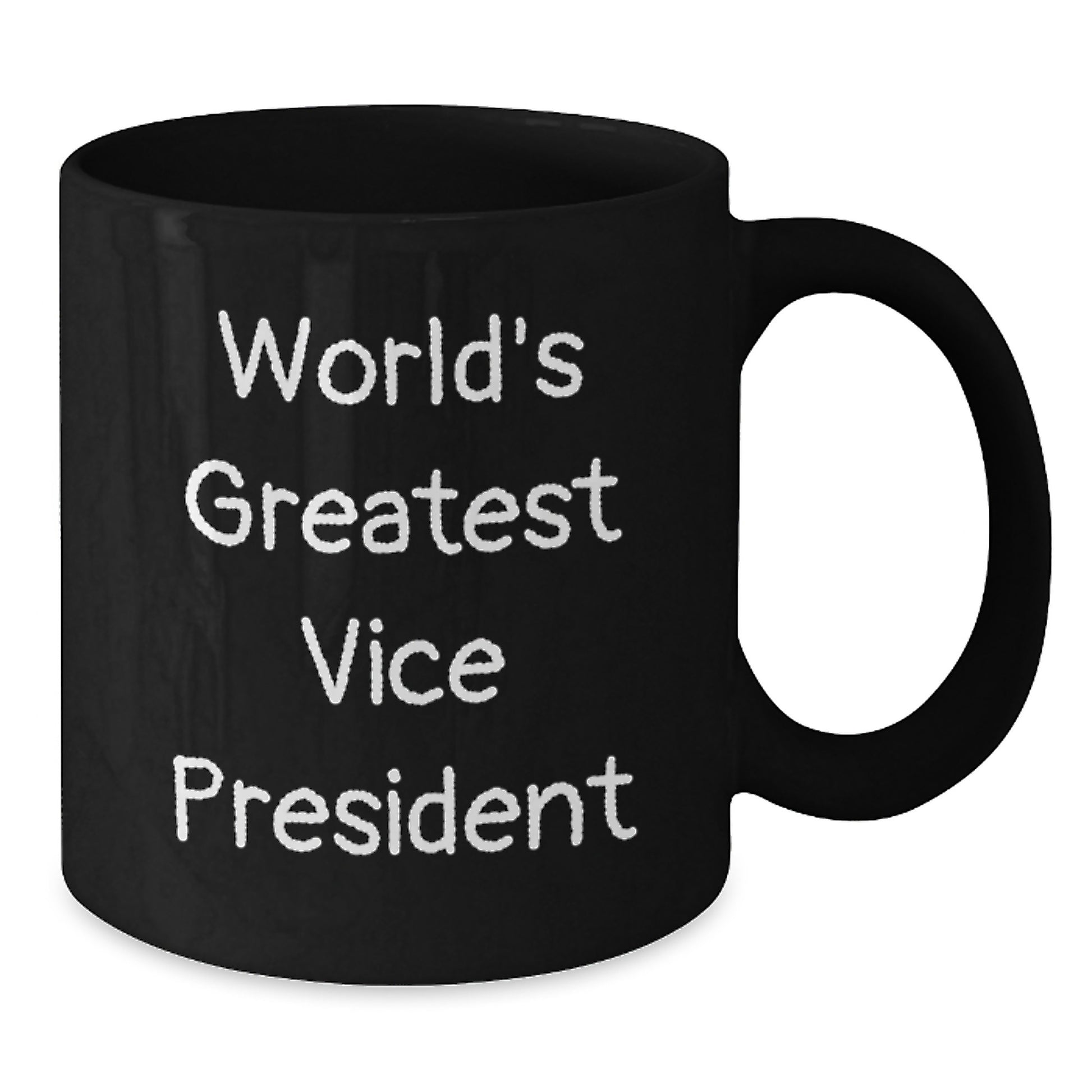 Funny Vice President Gifts for Men, World's Greatest Vice President Quote on Black Coffee Mug, Unique Christmas Unique Gifts from Coworkers - Additional