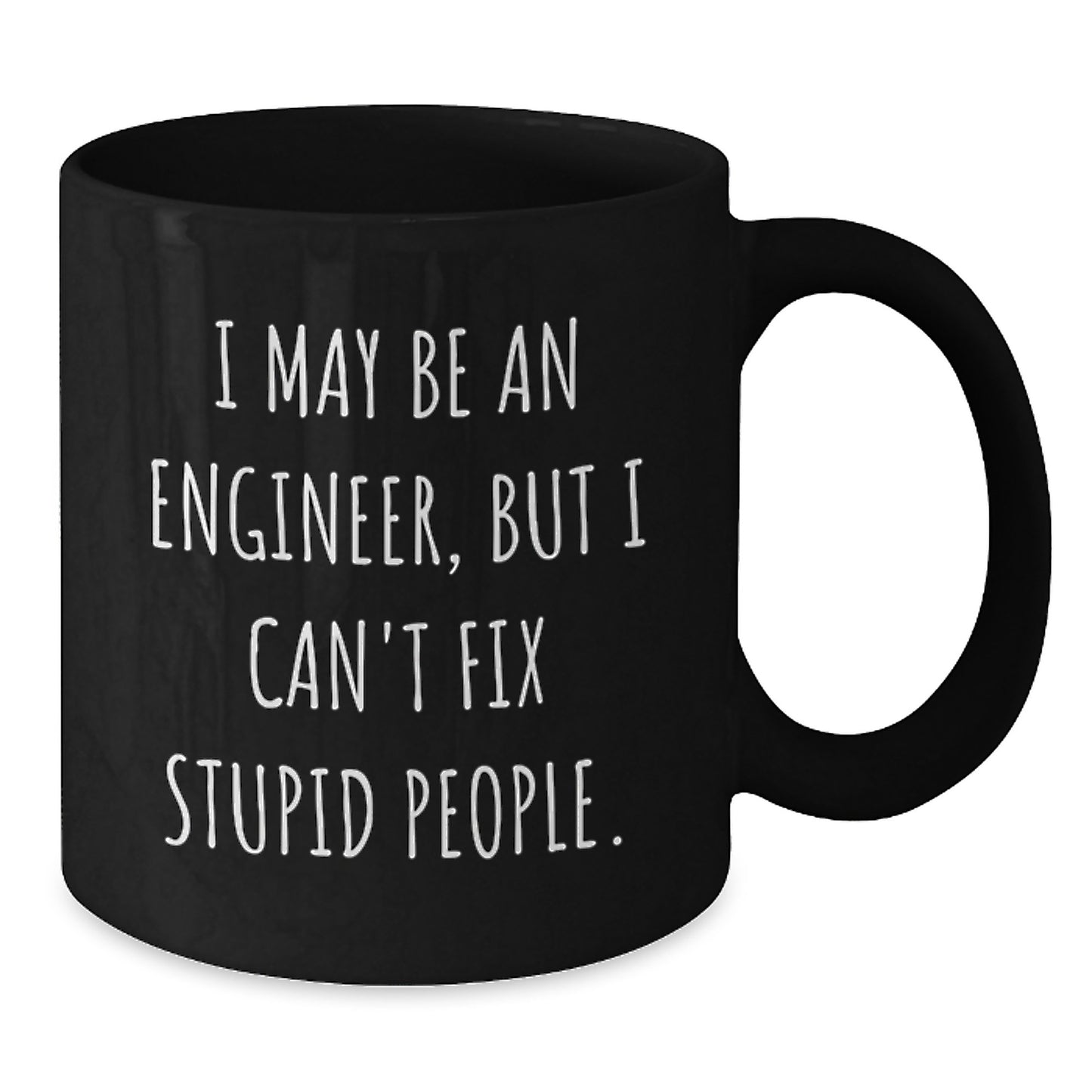 Engineer Keepsake Black Coffee Mug Birthday Gift for Him - Additional